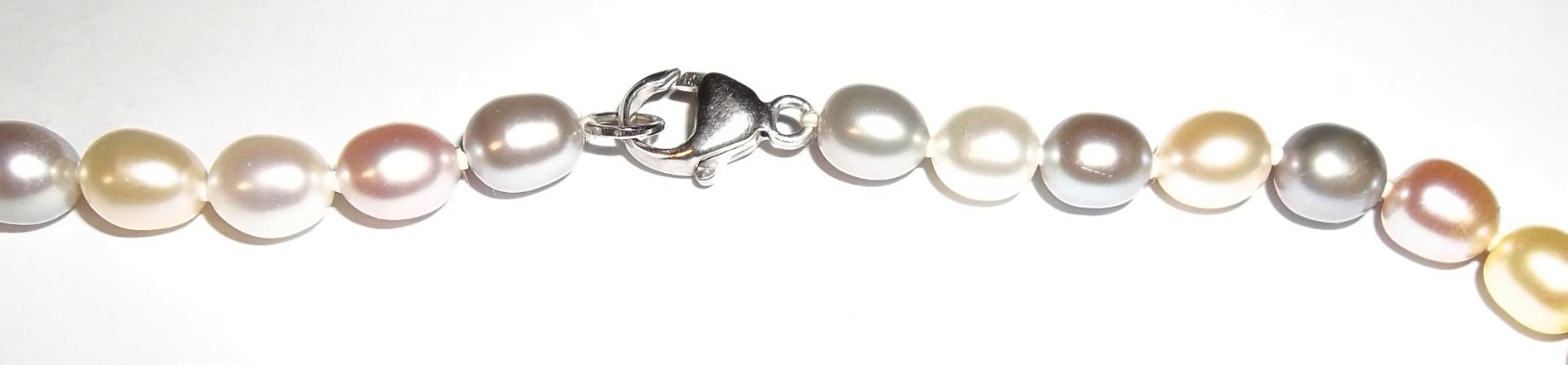 Honora 18″ Genuine Pearl Necklace in Neutral Colors & Sterling Silver Clasp