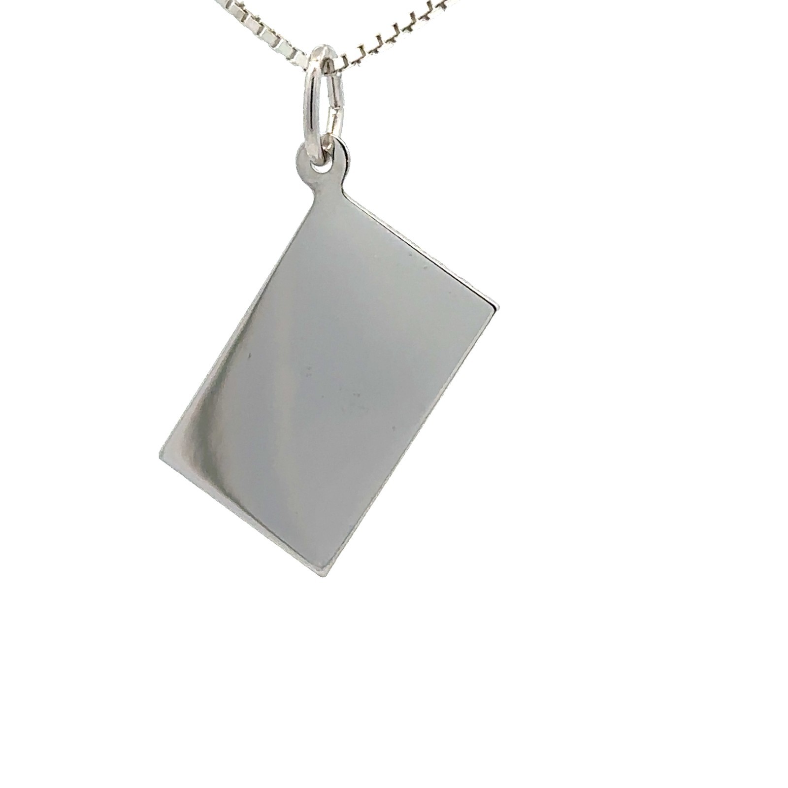 Sterling Silver United States Flag Pendant/Charm (1/2 x 3/4 Inch)