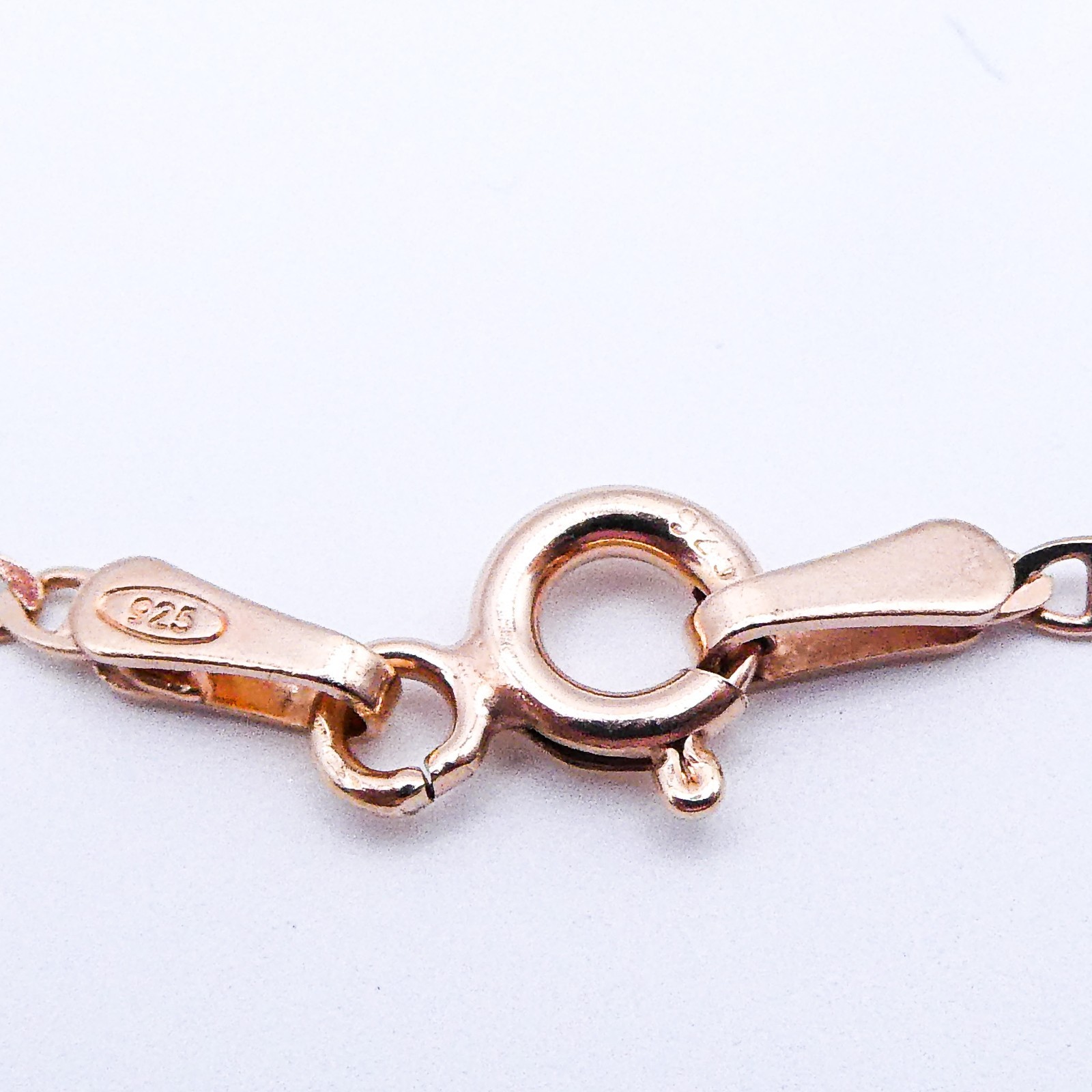 Rose Gold Over Sterling Silver Mariner Chain 22″ Mens Womens Necklace