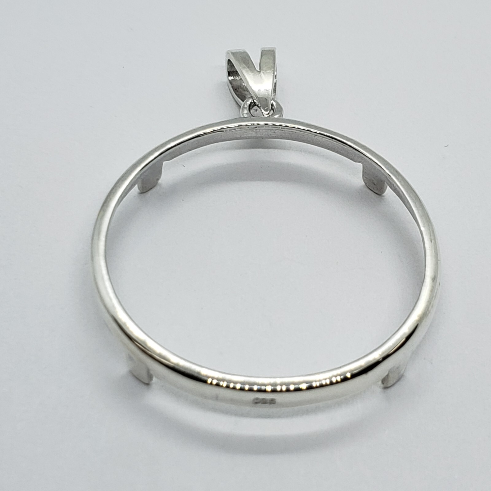 925 Sterling Silver Mexican 1 Peso Bezel 34 mm Coins Prong Back Round Edge