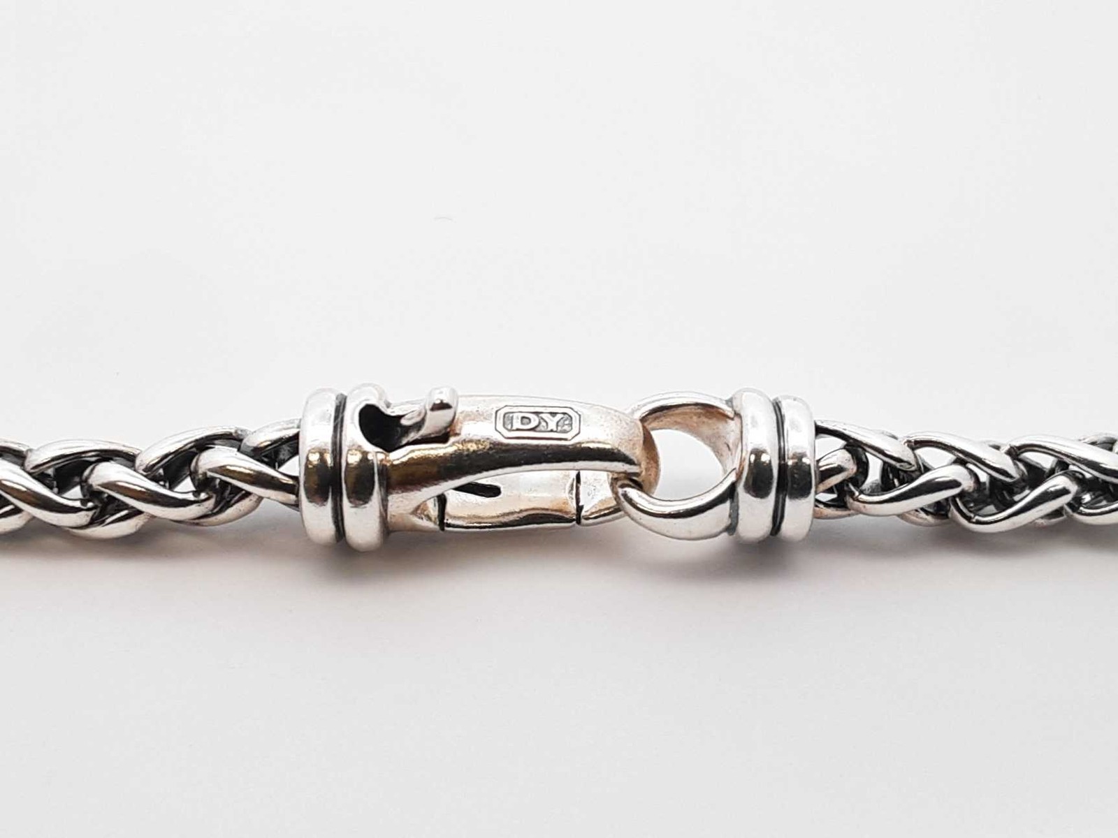David Yurman Wheat Chain Necklace In Sterling Silver 32.8g 22 Inch Fw0426loxdu