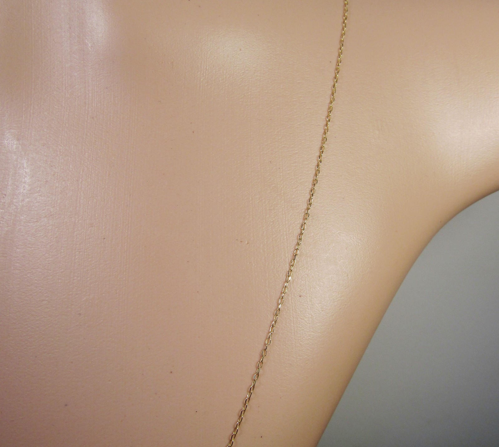 100% BRAND NEW 9K Solid Yellow Gold 1.2mm Link Necklace Chain 70cm Lobster Clasp