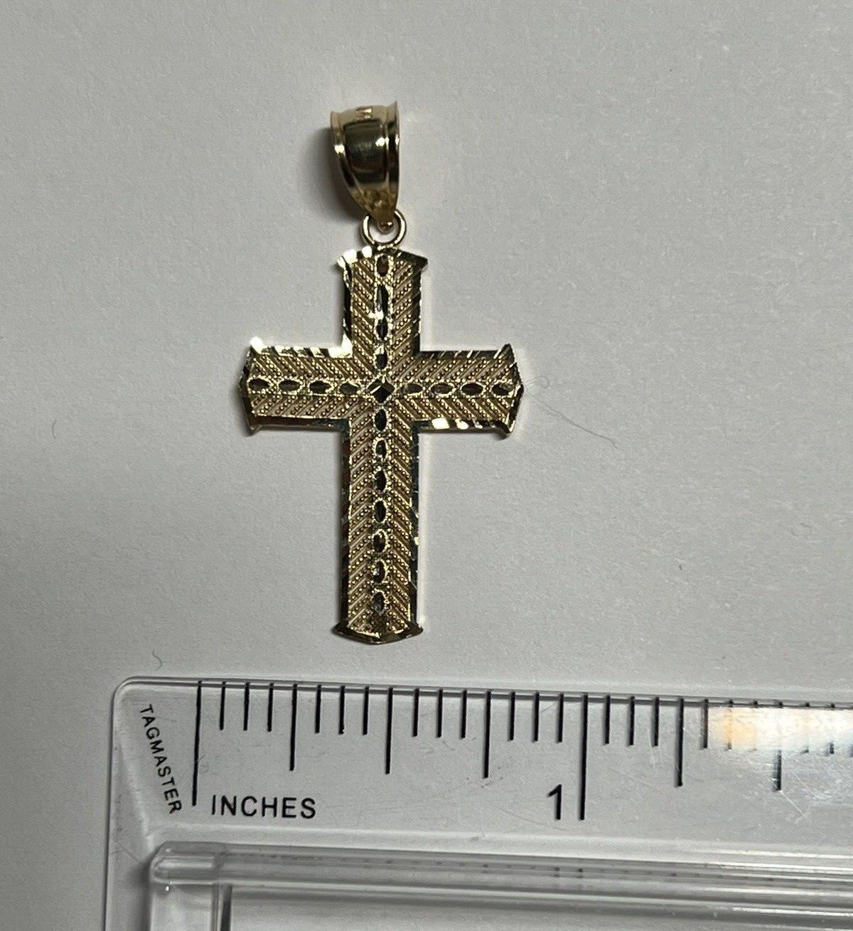 New Gold 14k Cross Pendant Charm Yellow Gold (1.6 gr )