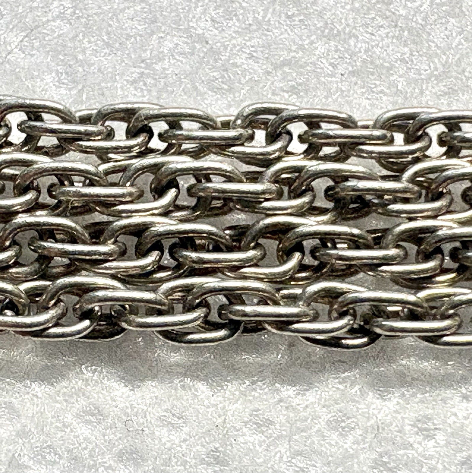 K61 FBM Germany 835 Silver Twisted Rope Chain Necklace 23”x2.5mm F.Binder (925)