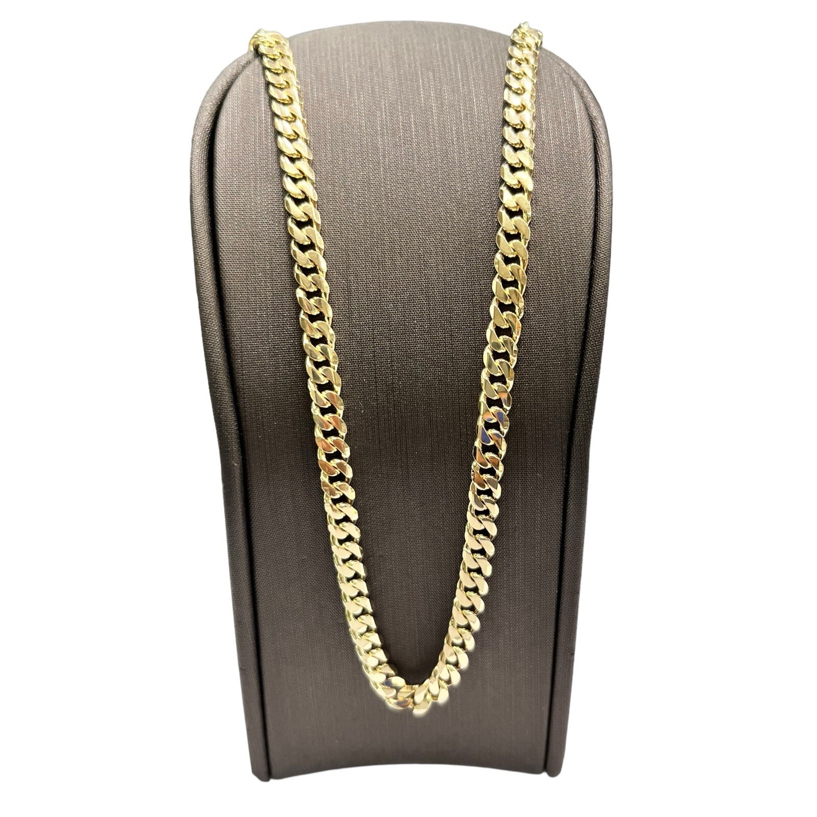 9ct 9k Yellow Gold Curb Cuban Link Chain Necklace 30.10 Grams 50cm. Brand New