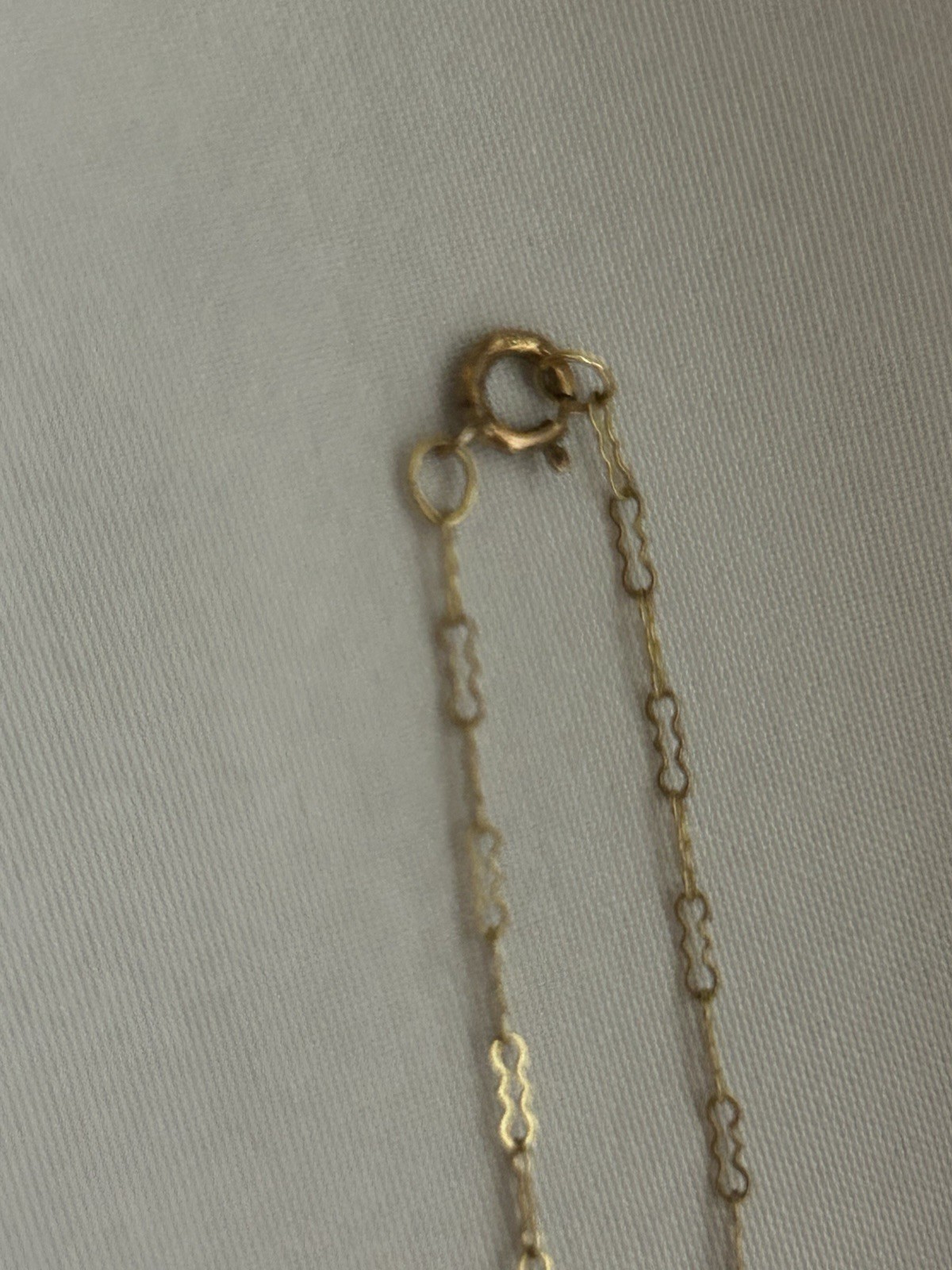 Vintage 10K, Gold Bohemian Garnet Lavalier Y-Necklace Matching Cluster Charm