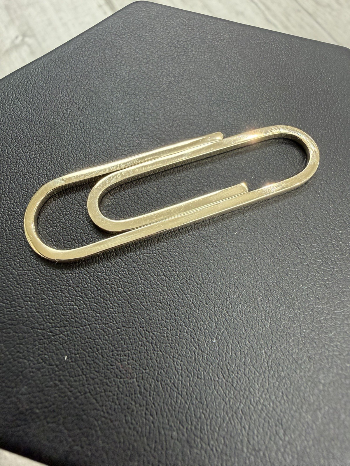 14kt Tiffany & Co Paper Clip Yellow Gold