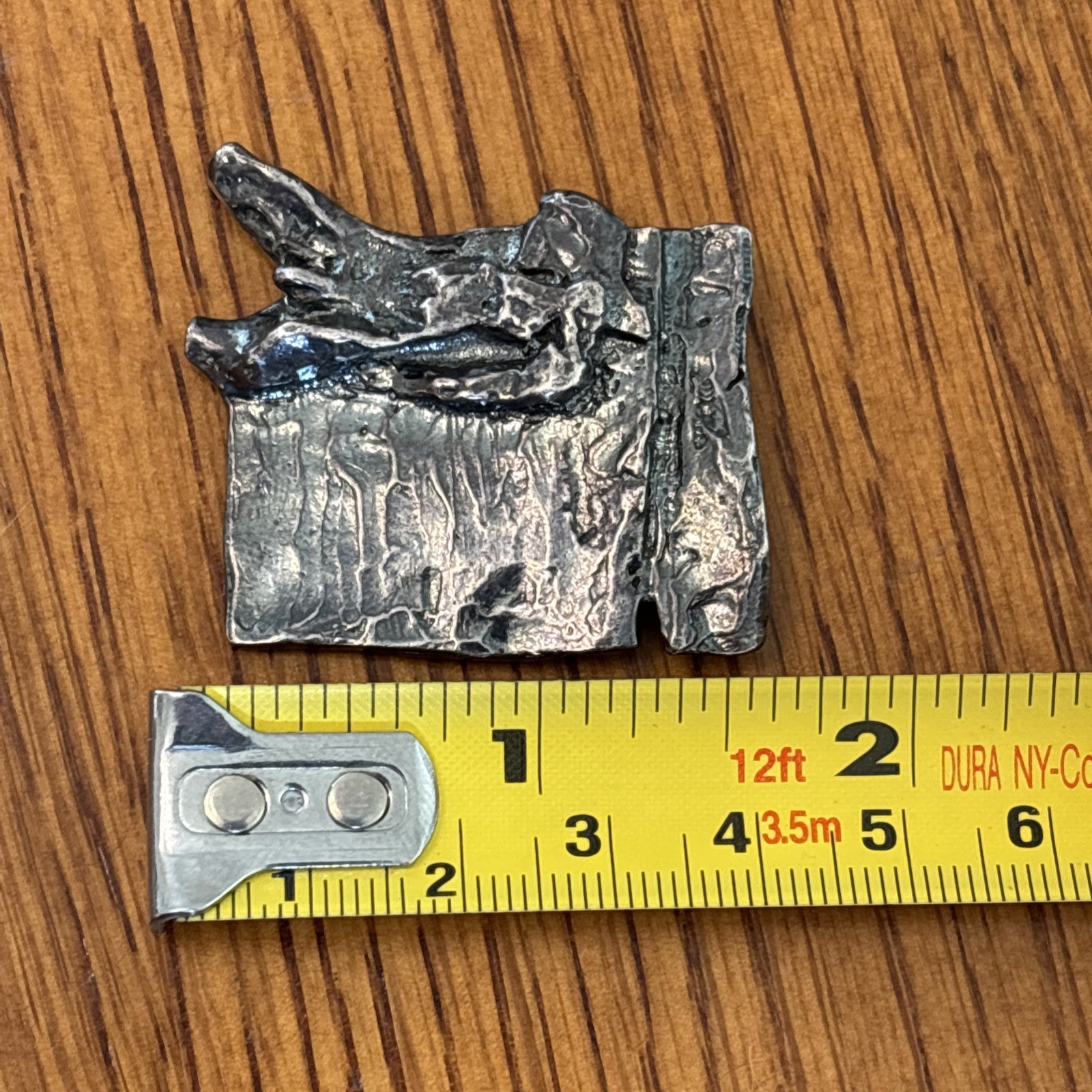 Jolanta Pawlak Fine Art Sterling Silver Pendant Abstract Male Figural 23g Q3