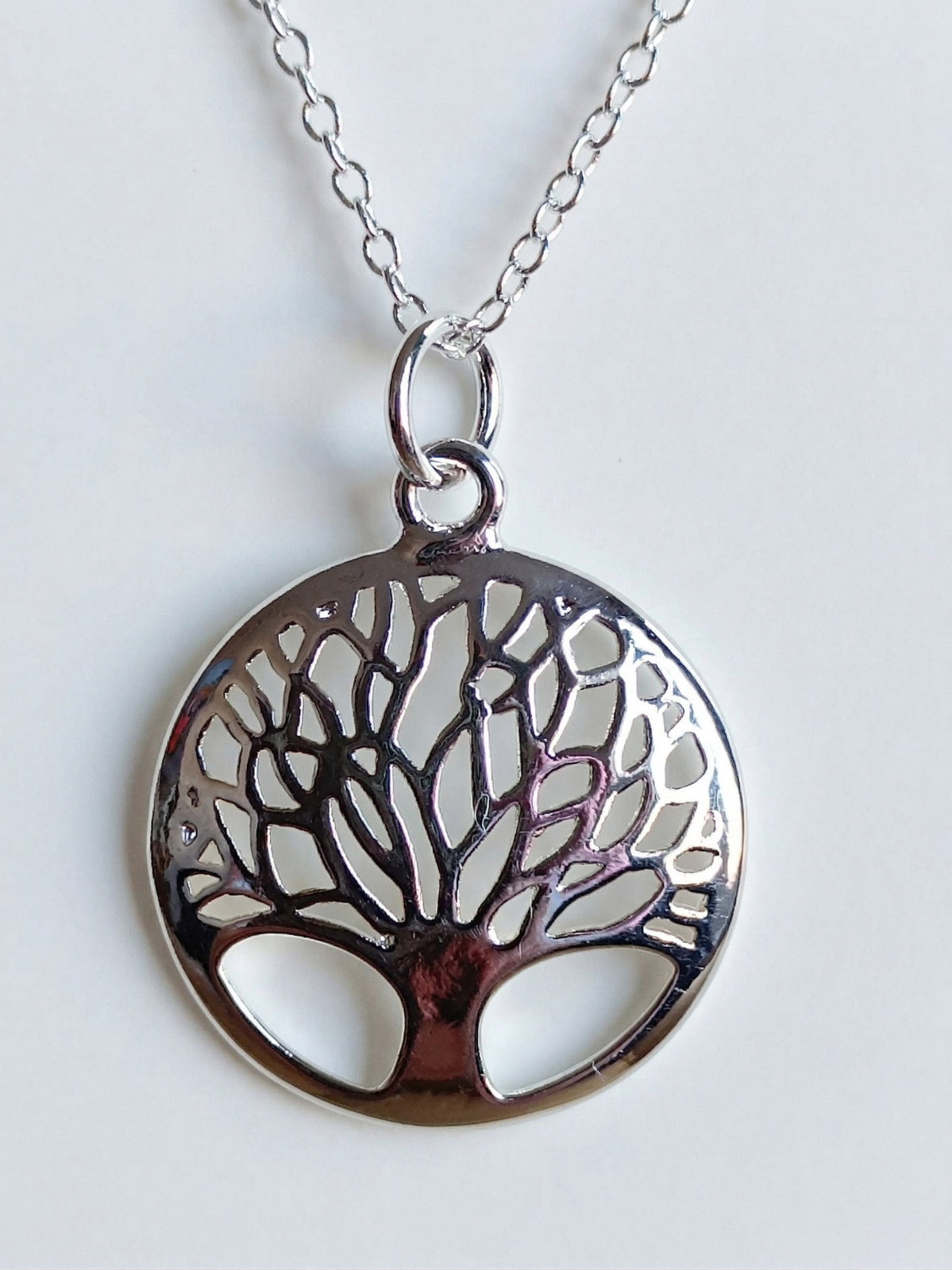 Sterling Silver 925 Tree of Life Necklace Pendant Womens Fashion Jewellery UK