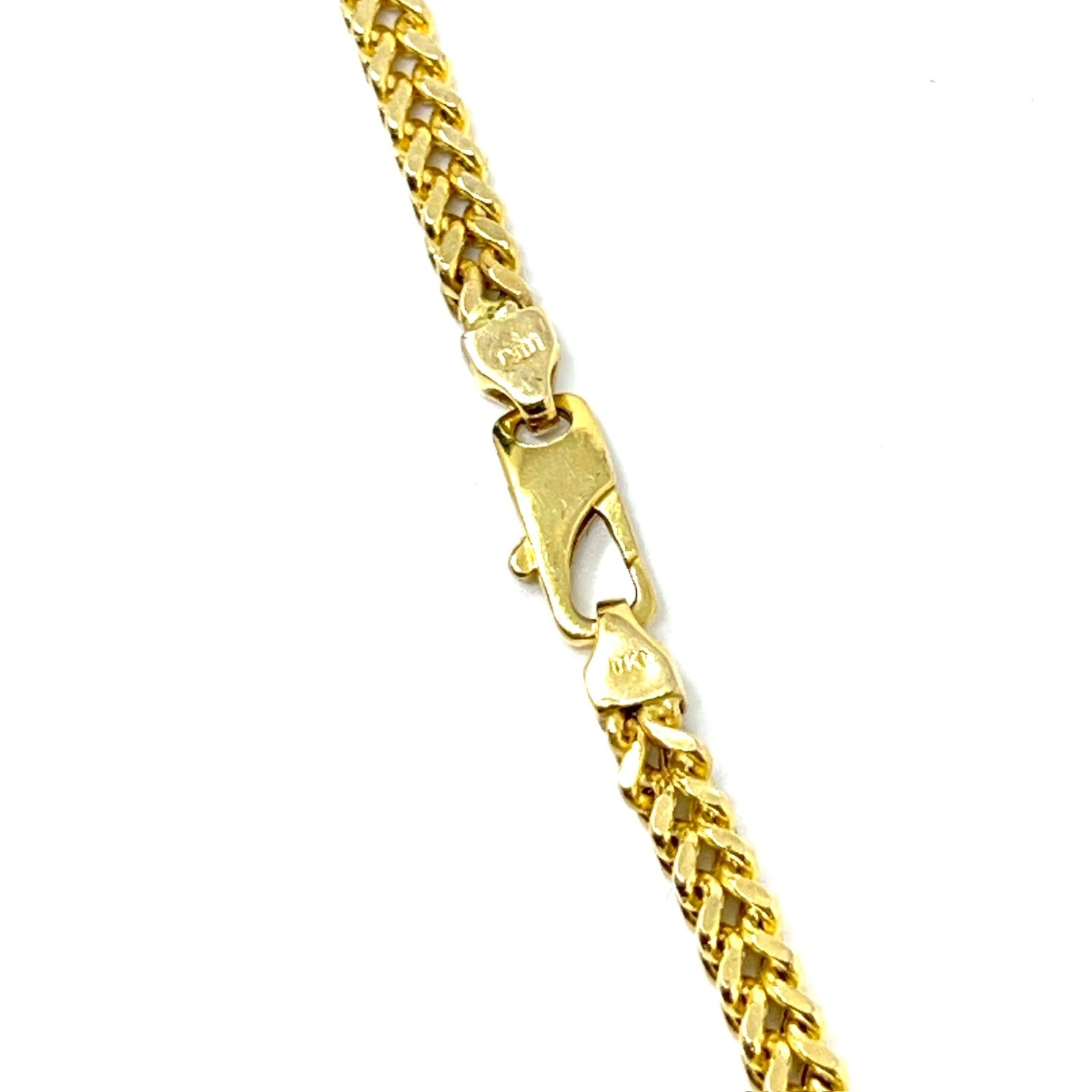 10k Solid Yellow Gold Franco Necklace 24″ – 21.7g – 4mm