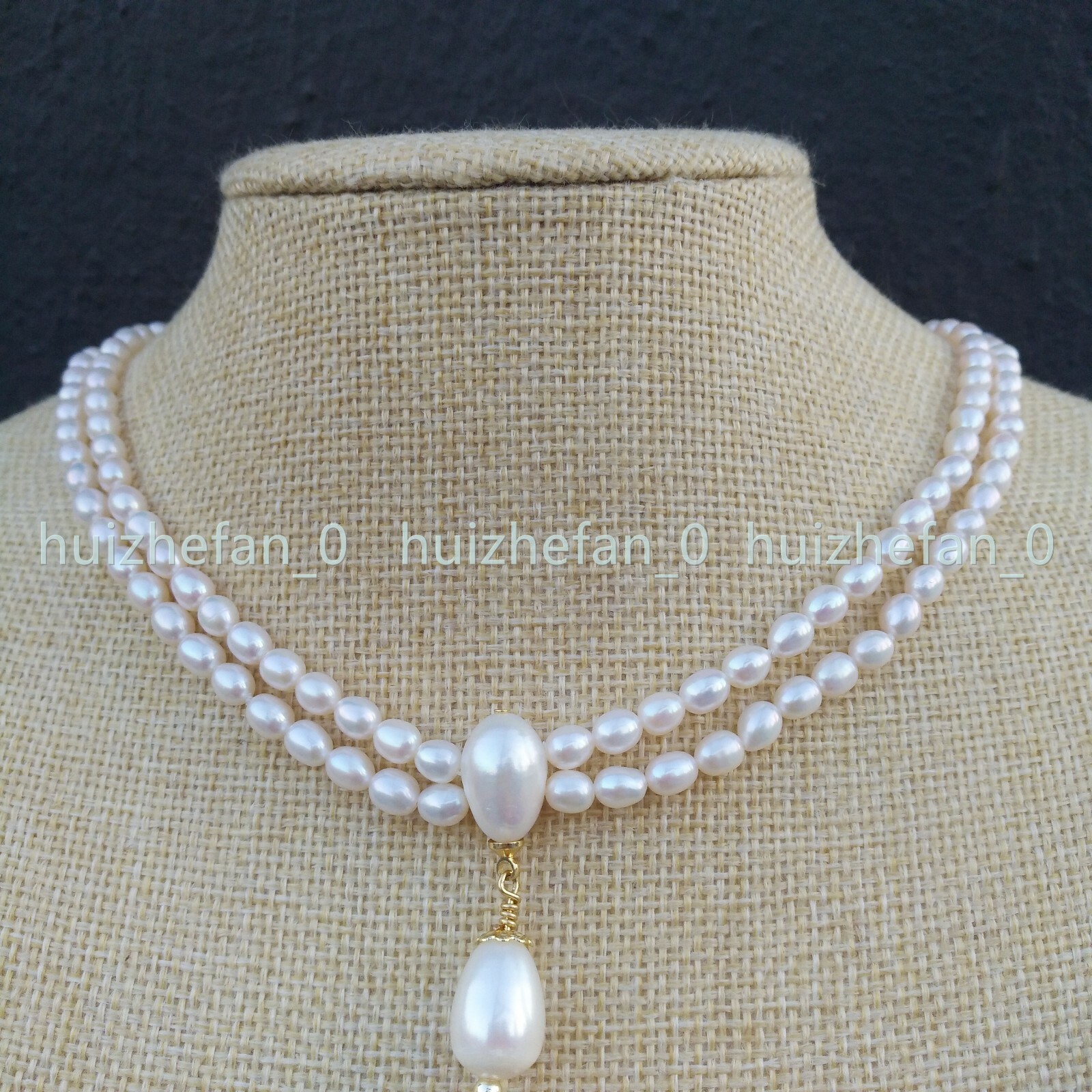 18″ Pretty Design Elegant AAA+ South Sea White Pearl Necklace Pendant 14k Gold P