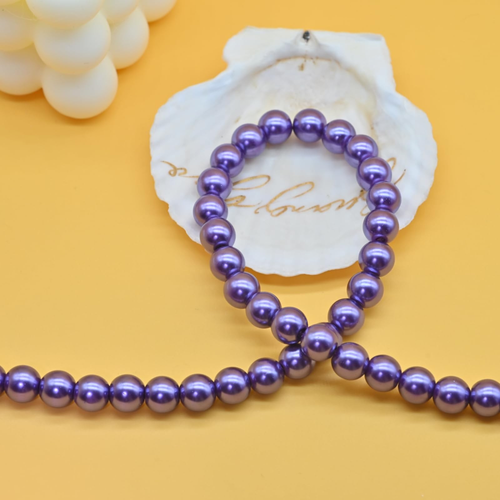 Colorful Mood Choker Baroque Bead Imitation Pearls Necklace, Women, Adults – 01