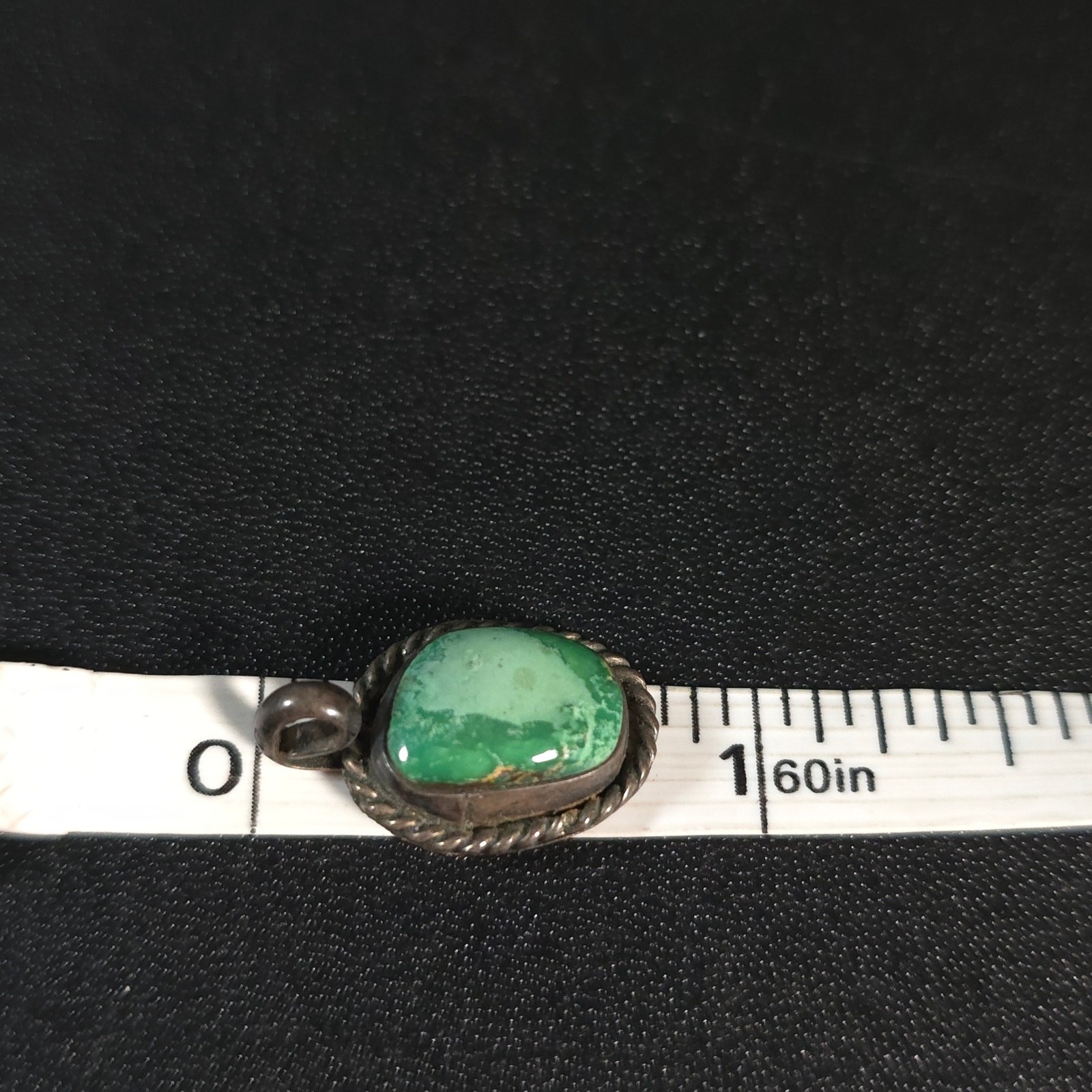 Vintage Unbranded Silver & Gemstone Pendant