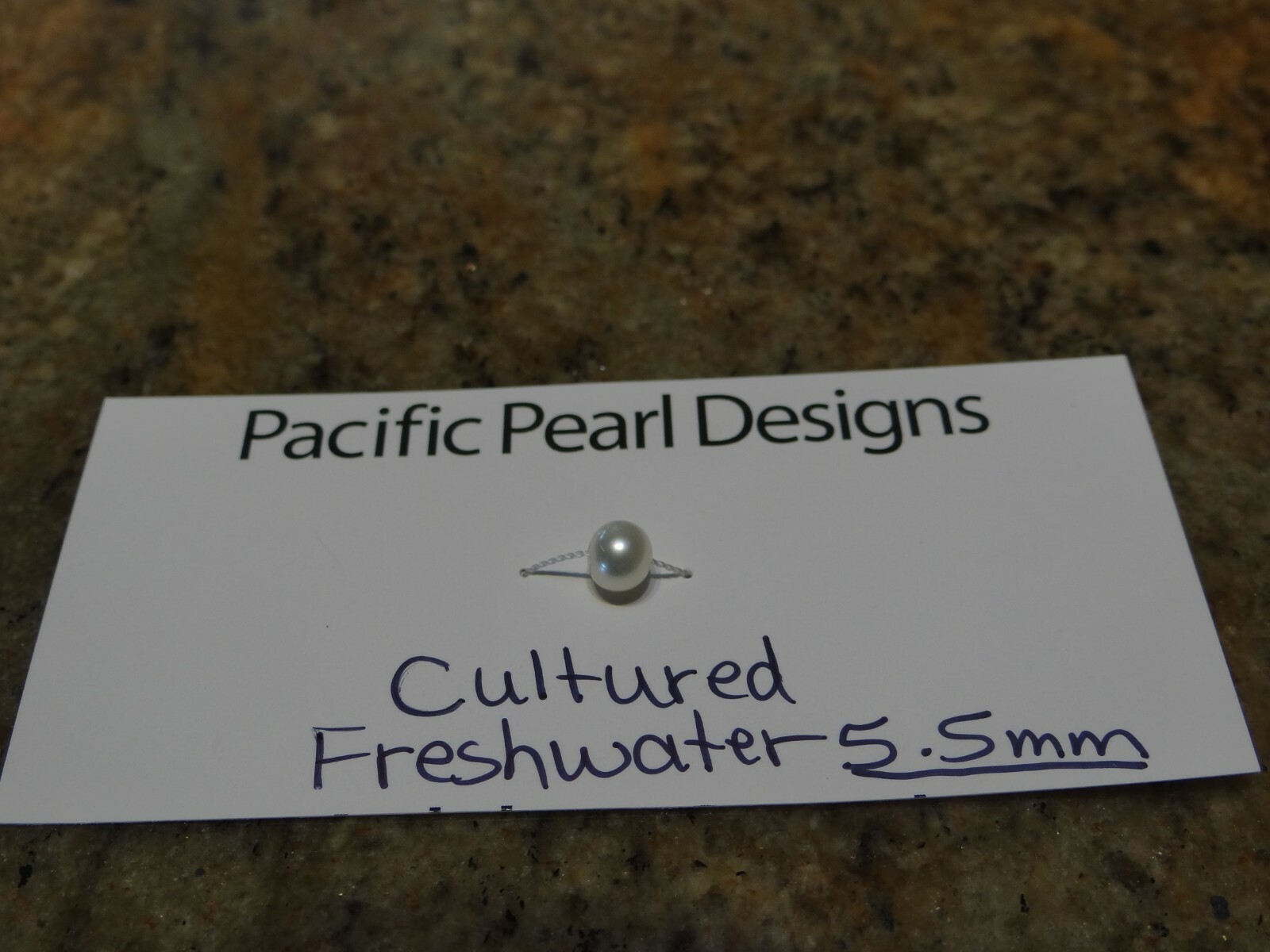 Add On Pearl White 5.5mm Cultured Freshwater Pearl