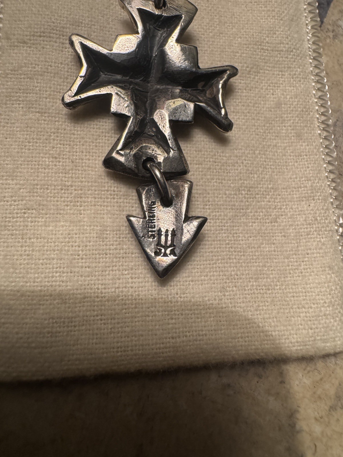 Retired James Avery Large Dangle Rare Cross Pendant