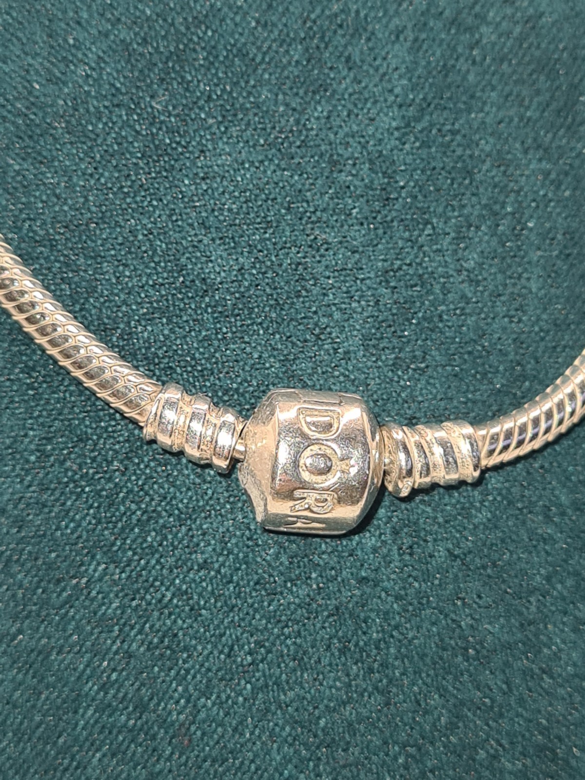 Pandora Snake Chain Necklace Barrel Clasp 45cm, 18 Inches S925 ALE