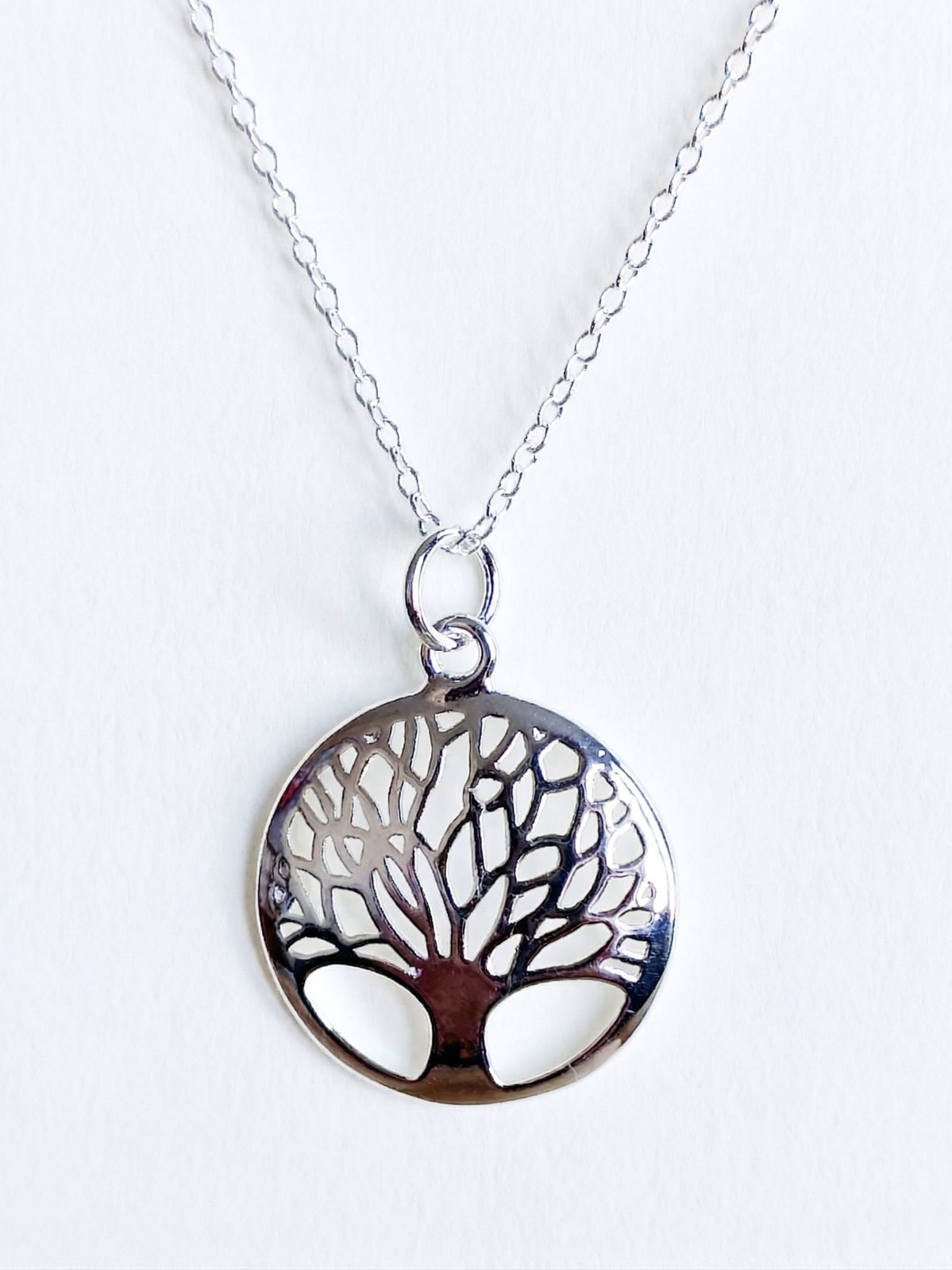 Sterling Silver 925 Tree of Life Necklace Pendant Womens Fashion Jewellery UK