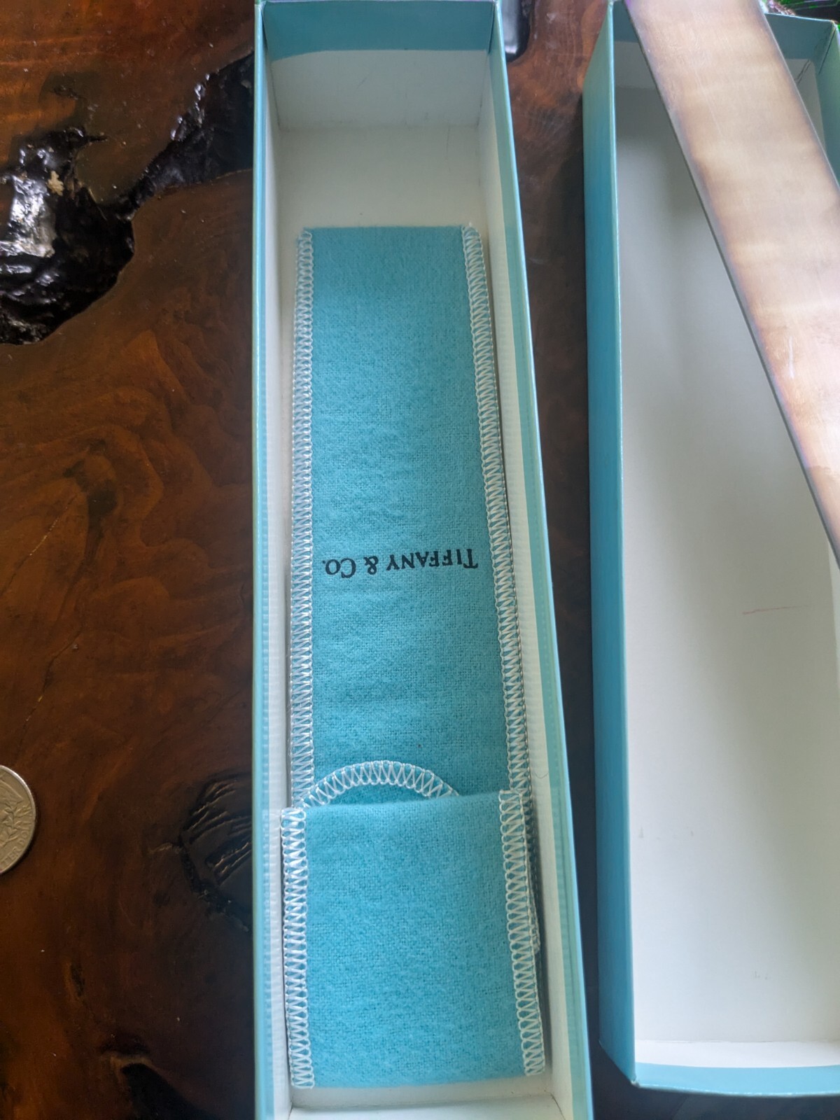 Tiffany & Co 7 inch Ruler Novelty Desk Accessory Silverplate American