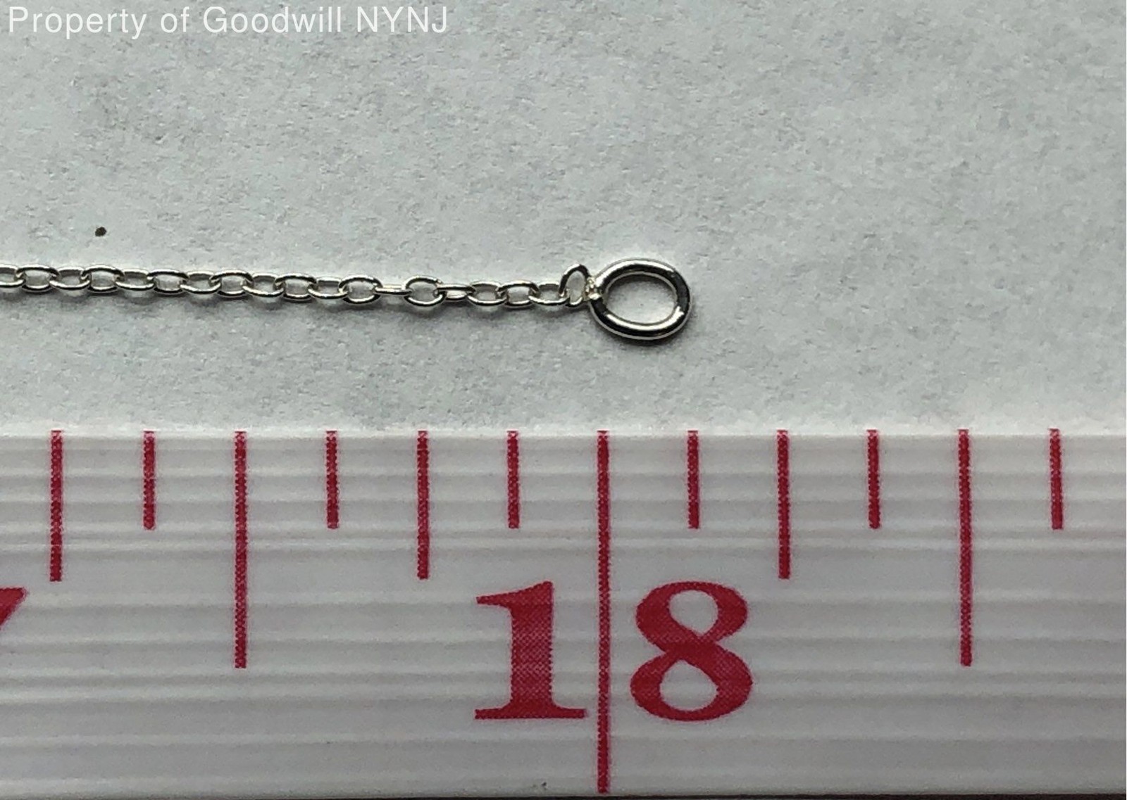 Suati Sterling Silver 925 Cable Link Chain Necklace 18″ 0.65mm 0.93g