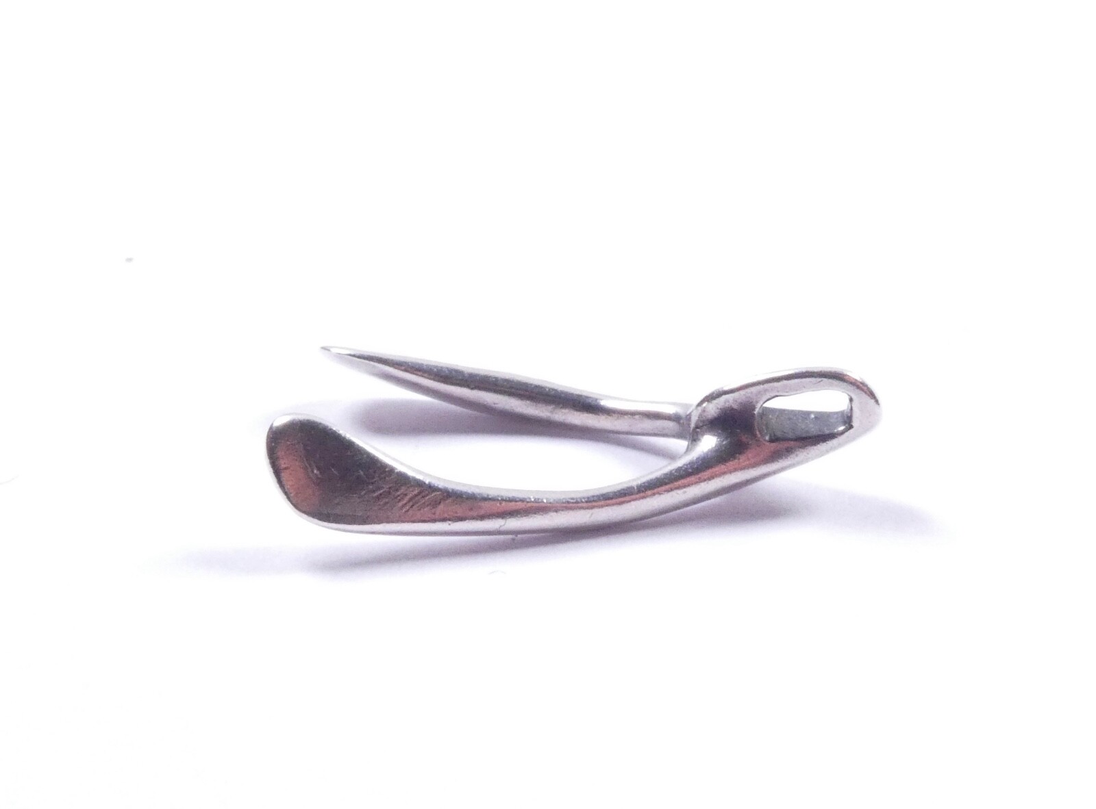 Pendant Lucky Wishbone 925 Sterling Silver 2.5cm x 1.5cm