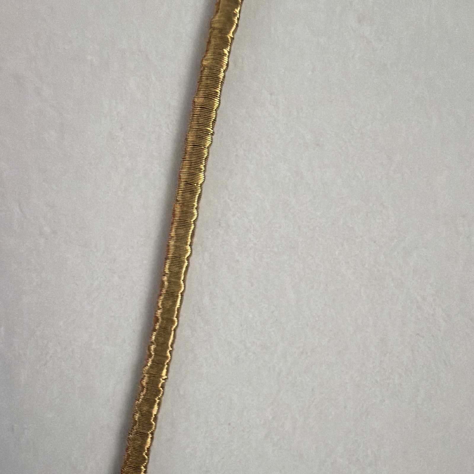 925 silver Yellow Gold plated Snake Chain Necklace with Lobster Clasp 10.41g