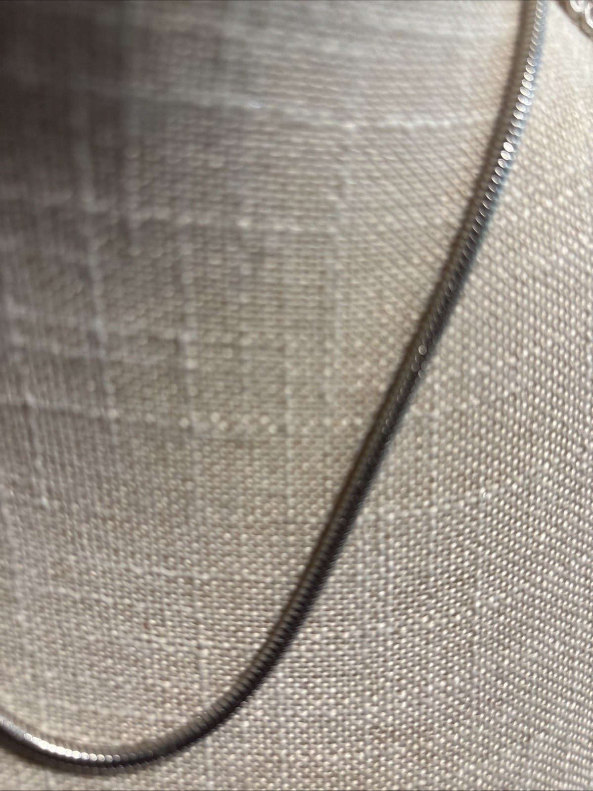PB Sterling Silver Necklace SS 20”Snake 3mm Originally 300.00 New No Box Read