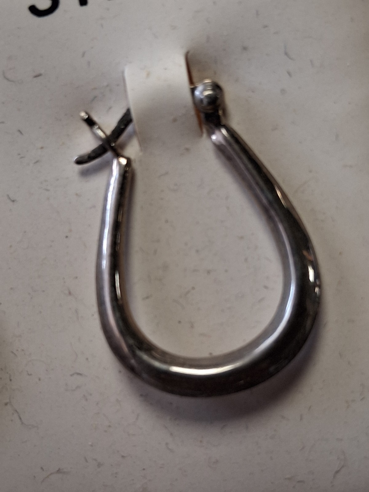 Sterling Silver Hoop Earrings – new in the box originally $130.99