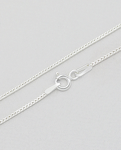 Italian 4.14g Sterling Silver 28″ (70cm) Wheat Chain 1.1mm (294)