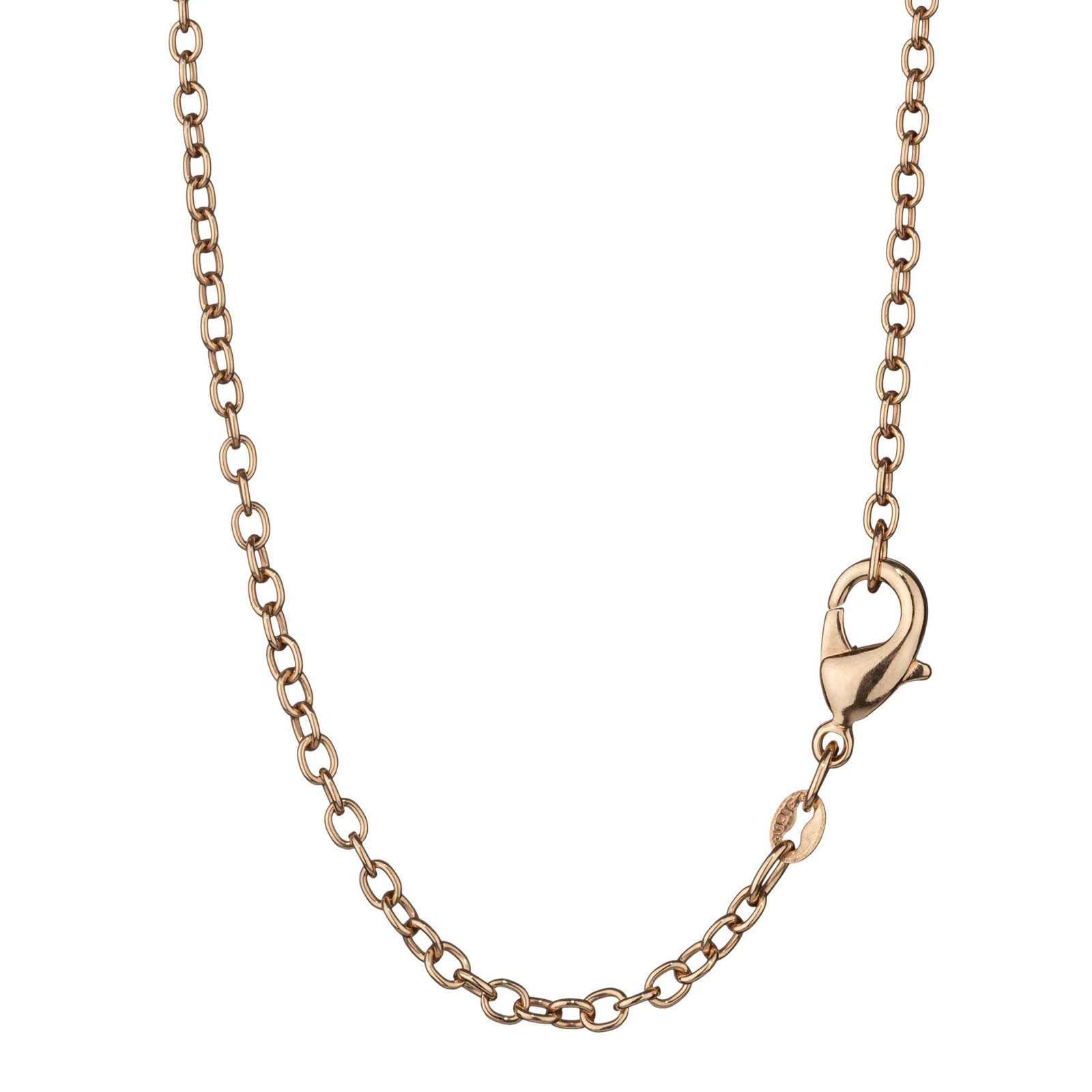 70cm Elegant Anchor Chain Brass Gold Plated 2.2mm Wide Necklace Brass Chain