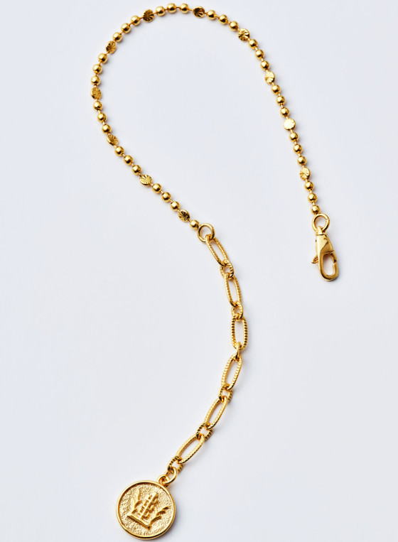 National Museum of Korea Golden Heritage of Silla 14K Gold Plated Crown Bracelet