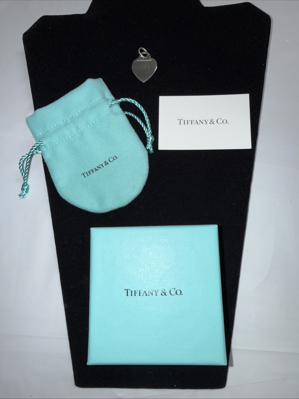 Tiffany & Co Elsa Peretti 925 Sterling Silver Heart Charm Pendant