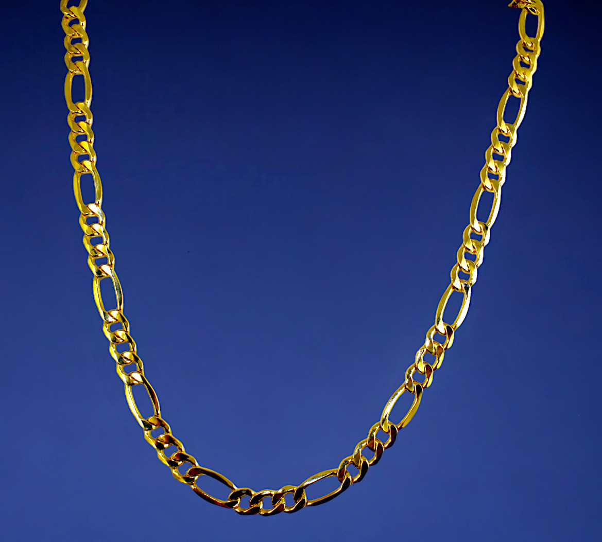 10K Yellow Gold 2mm-11mm SOLID Figaro Chain Necklace All Sizes Real Gold