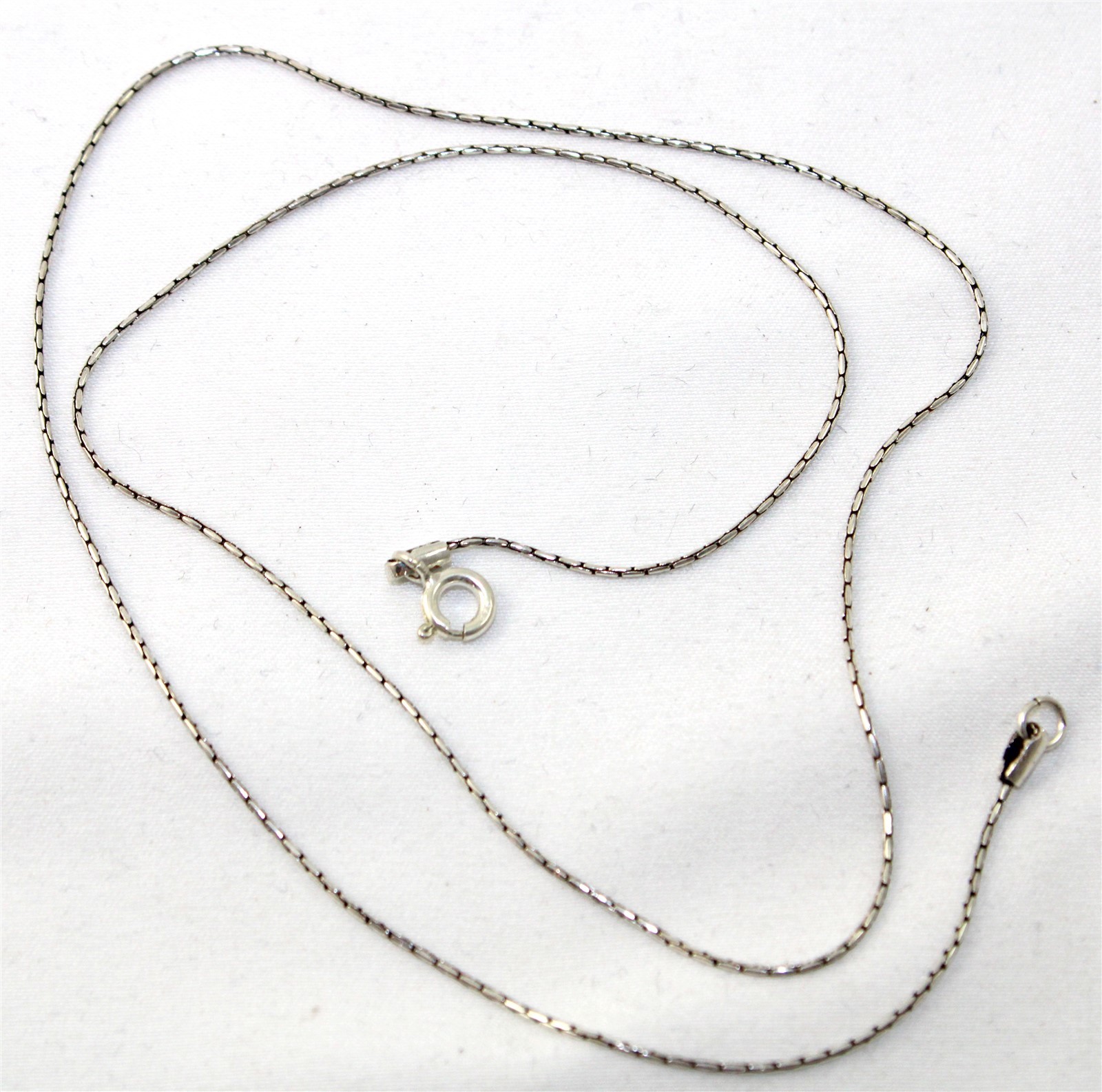 Sterling Silver .80mm Round Box Chain 20″ 2.3 grams
