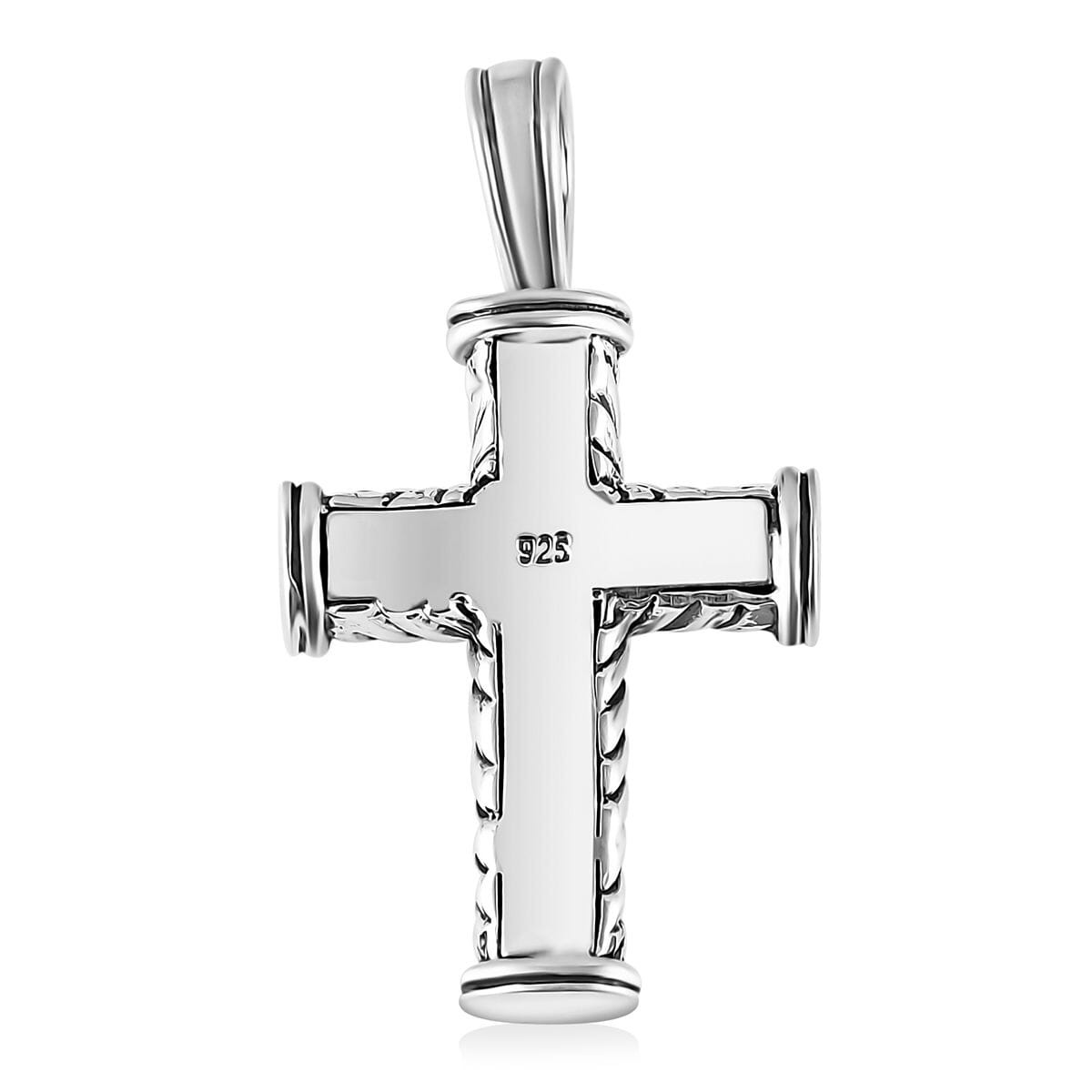 Bali Legacy Cross Pendant without Chain in Sterling Silver 5.90 Grams