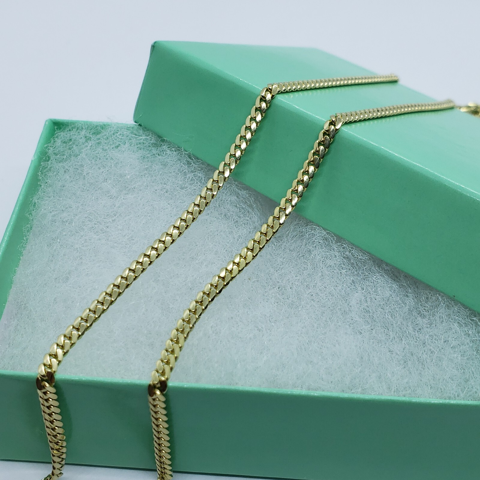 10K Solid Yellow Gold 2.5m Miami Cuban Link Chain Necklace Bracelet 7″ – 30″