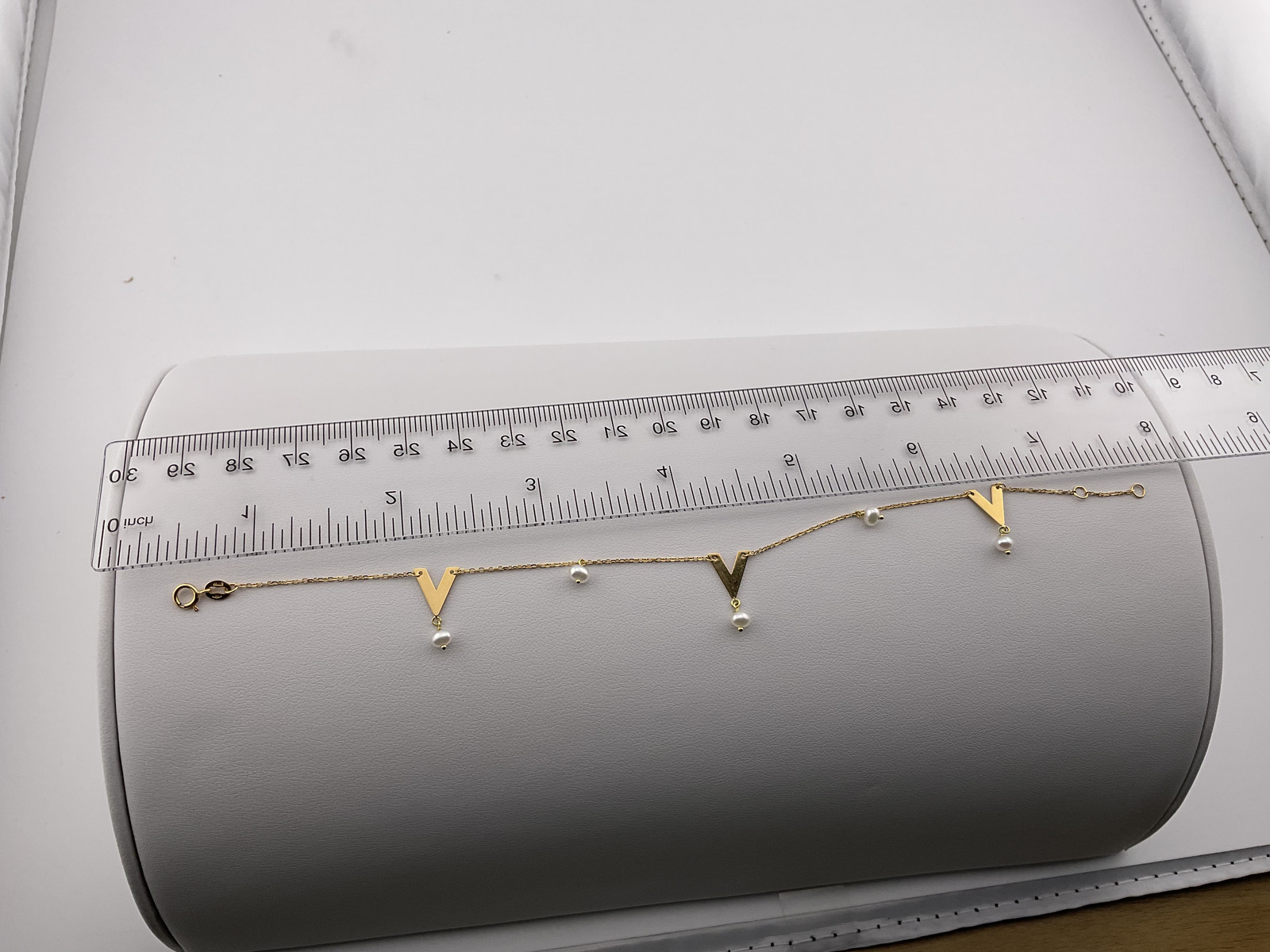 18 Solid Italian Gold Braclate