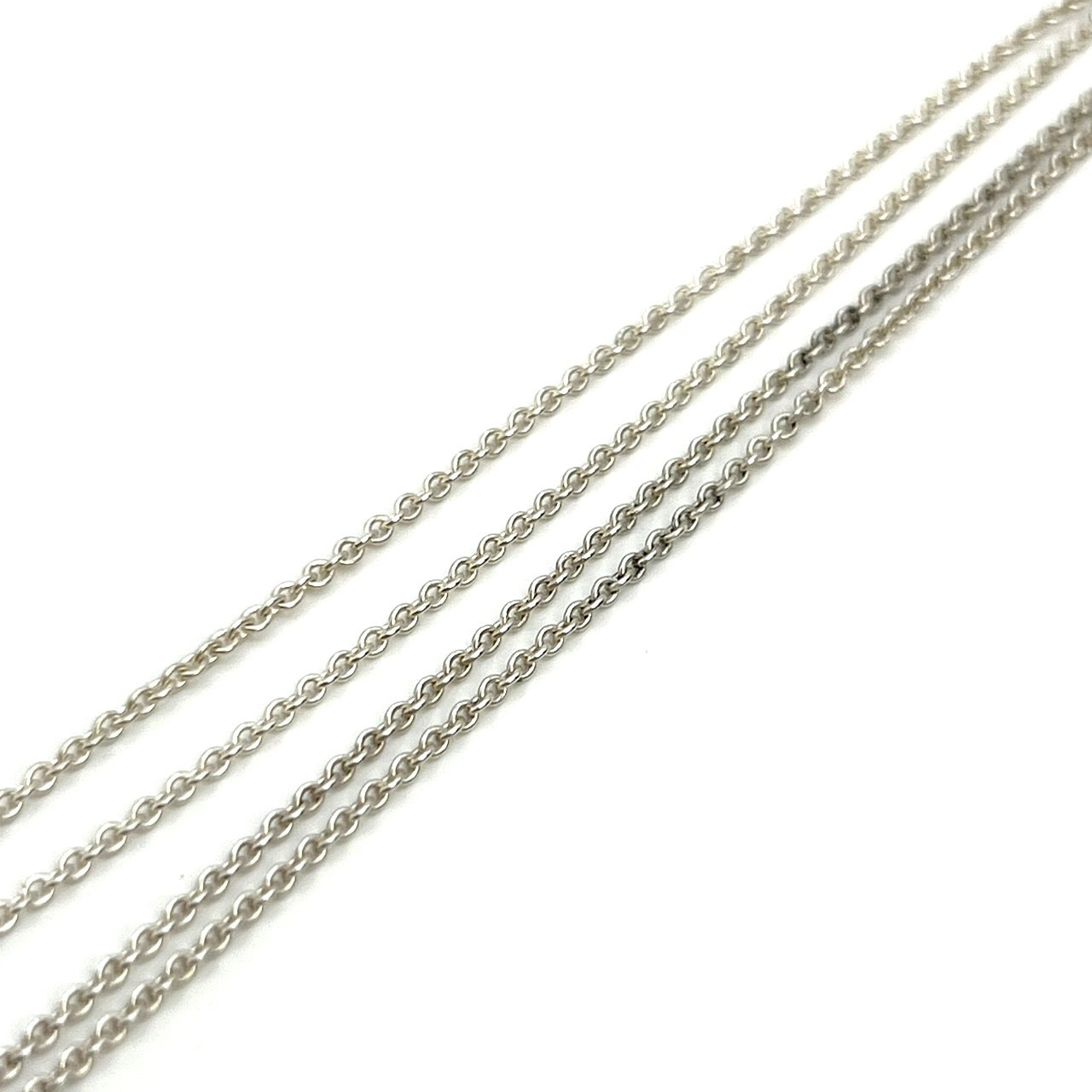 Tiffany & Co. Infinity Cross Pendant Long Necklace 925 Sterling Silver Japan
