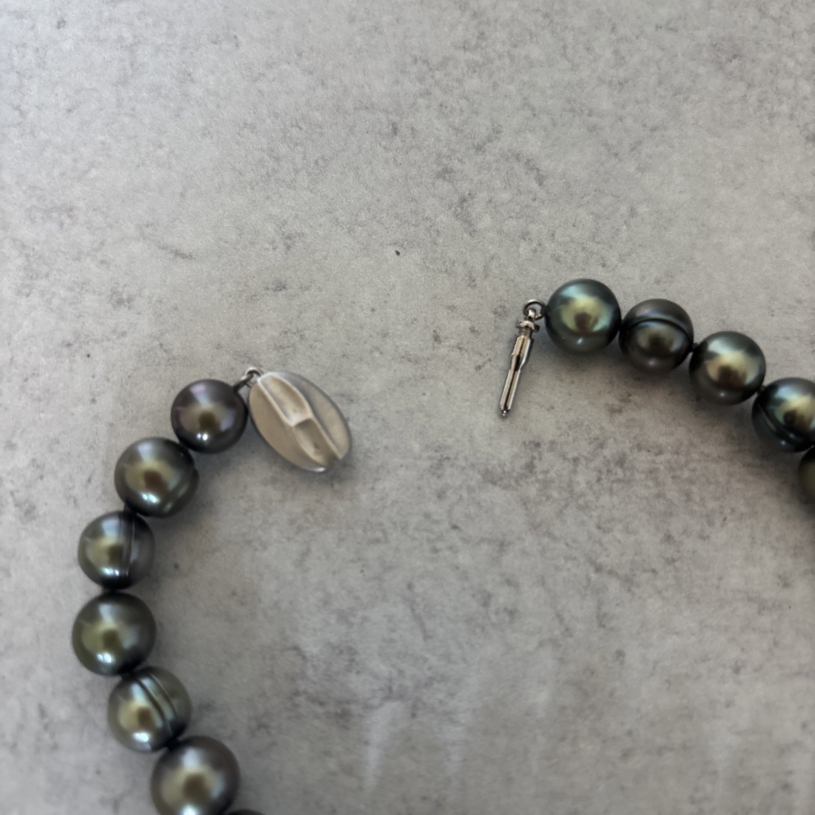 Honora green pearl necklace, 18”