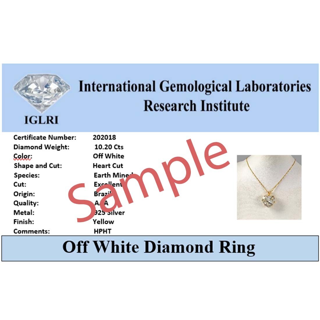 2.40 Ct White Treated Round Cut Diamond Solitaire Pendant in 925 Silver