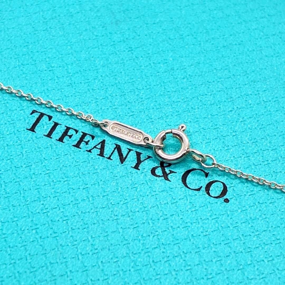 Tiffany & Co. Return To Tiffany Mini Blue Double Heart Necklace Sterling Silver