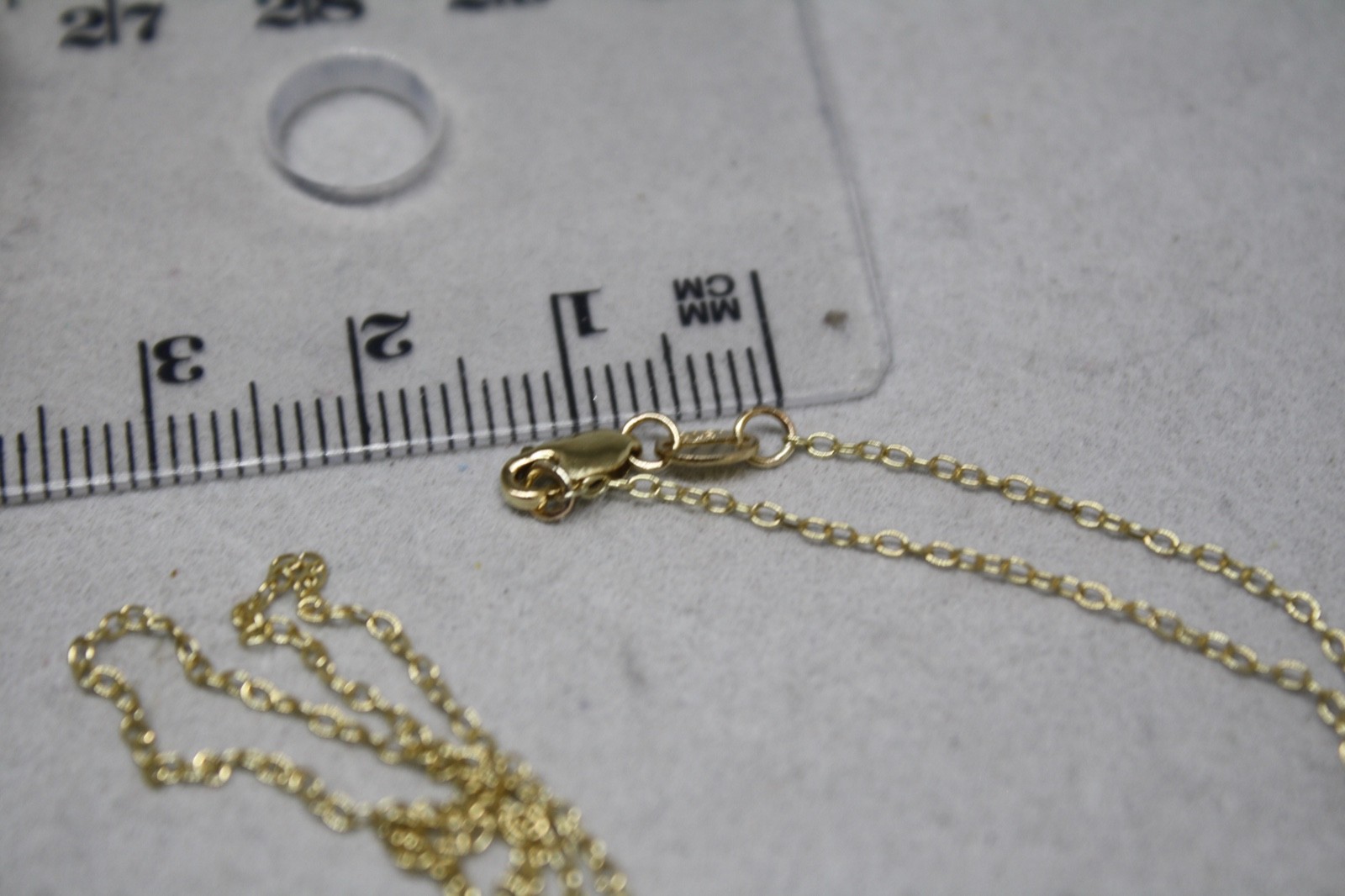 100% BRAND NEW 9K Solid Yellow Gold 1.2mm Link Necklace Chain 70cm Lobster Clasp