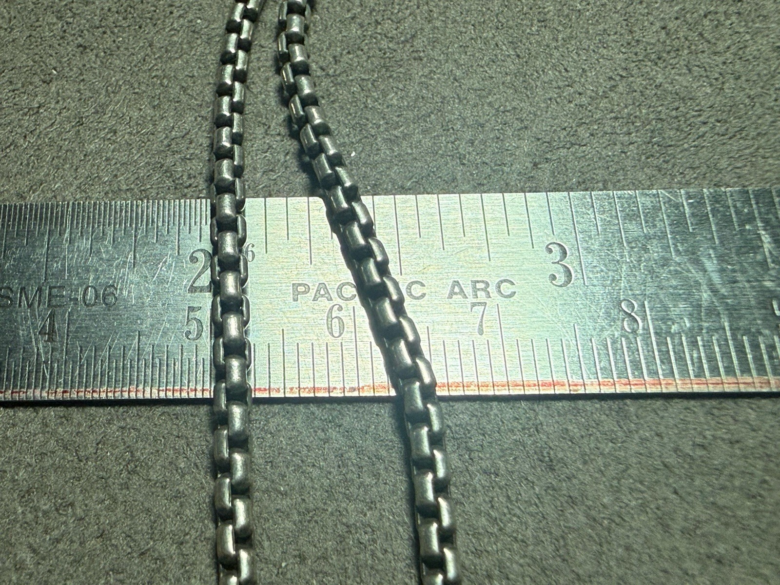 David Yurman Sterling Silver 20″ Box Chain Necklace Lobster Clasp Gold Charm 2mm