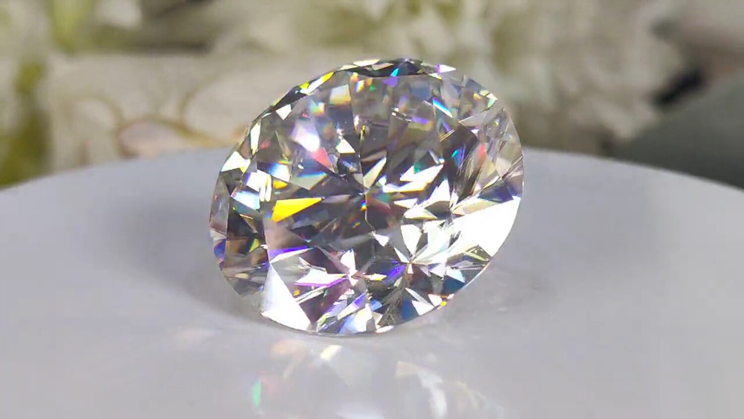 Round Cut Lab Grown Diamond Necklace 23.5 Ct in Sterling Silver – Lustrous