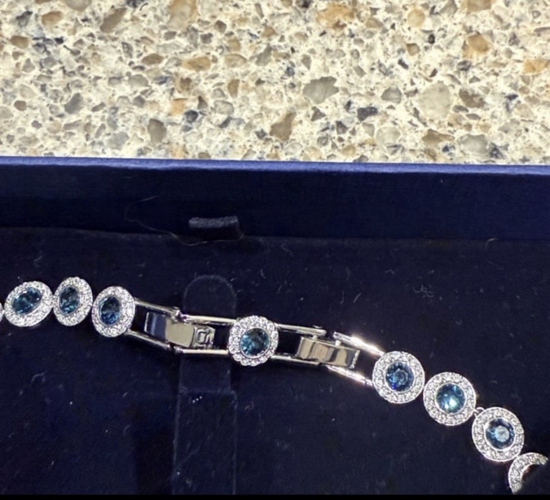 Swarovski Angelic necklace set – All Around Blue