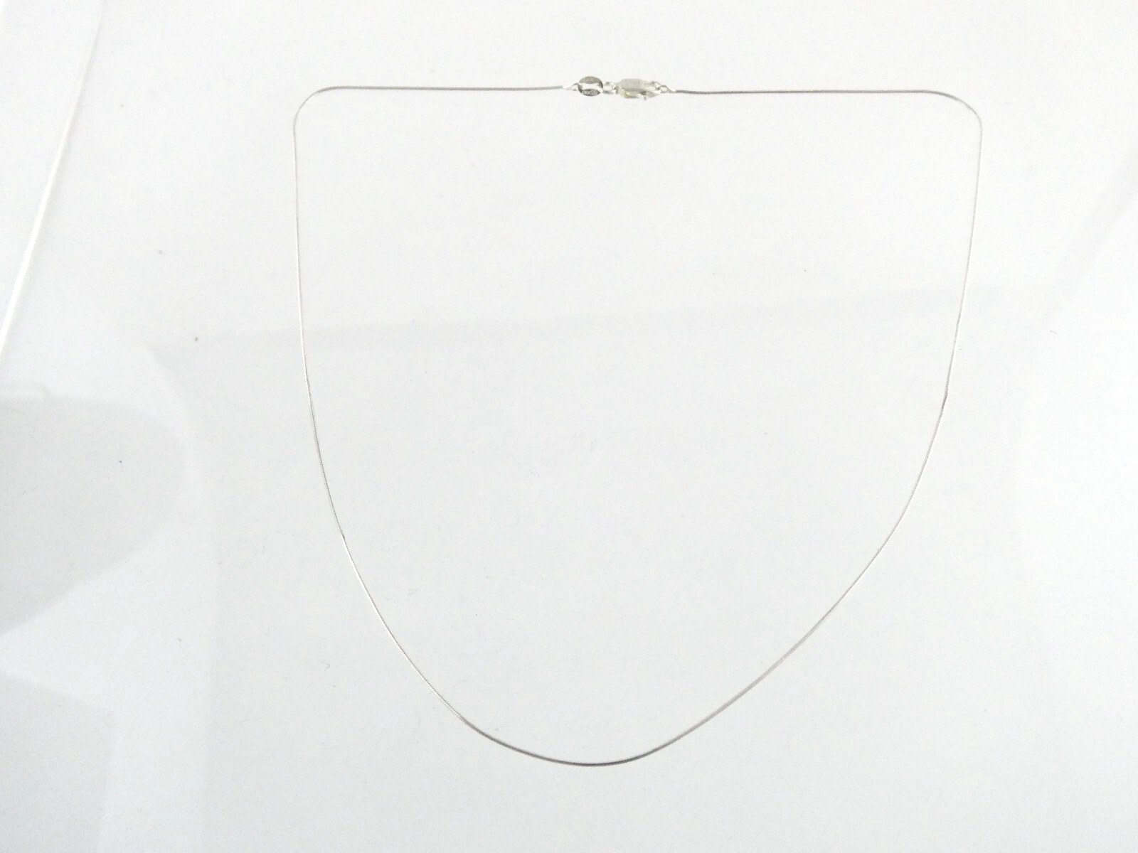 AGI Italy Sterling Silver Snake Chain Necklace 925 18 Inch Length 2.1g