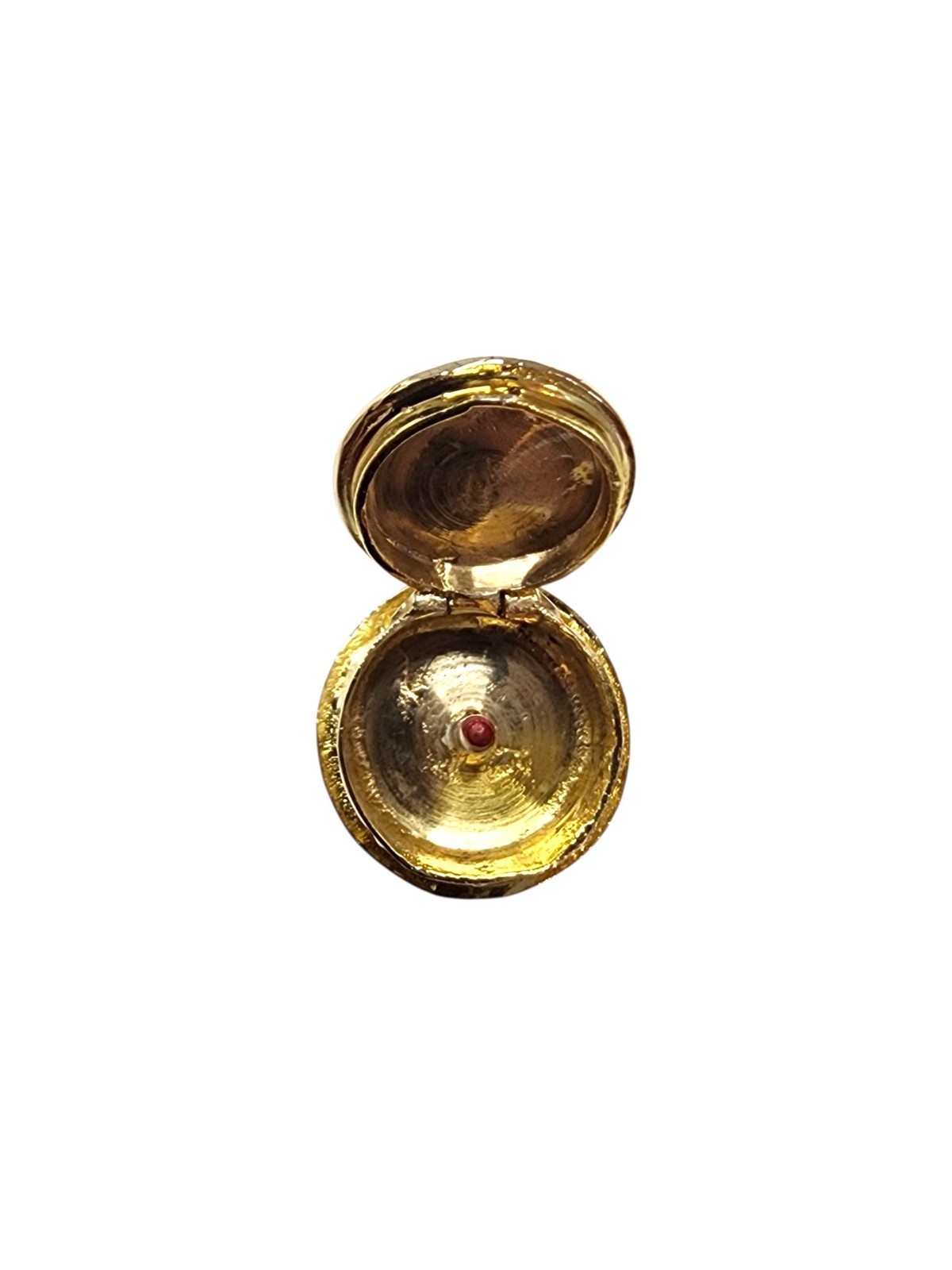 14K Yellow Gold Articulating Anniversary Cake Pendant #25525