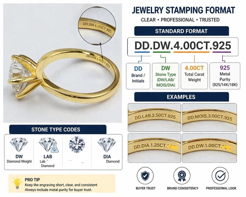 0.44 ct each lab grown diamond nose stud ring piercing 14kt yellow gold plated