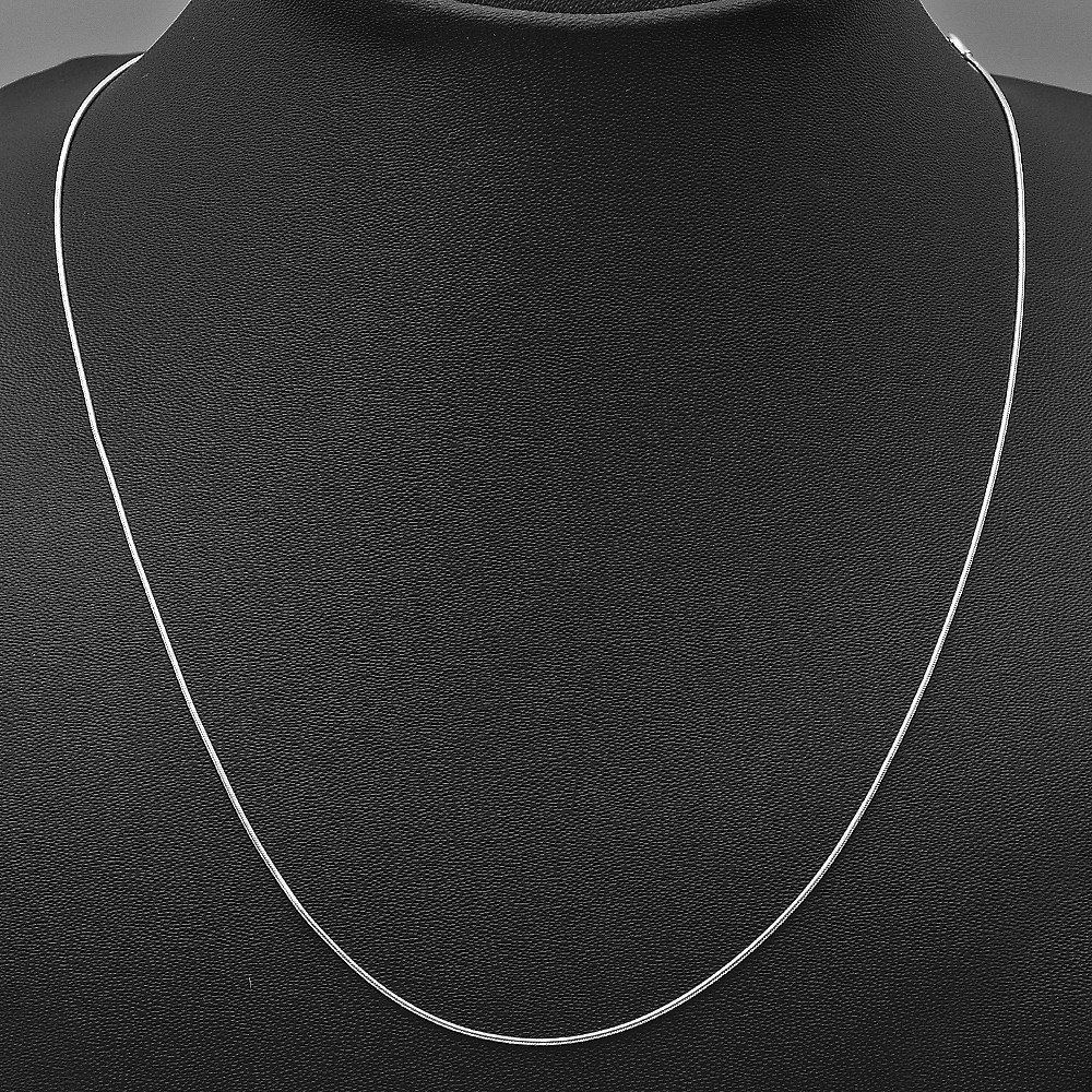 20″ Unisex 925 Sterling Silver Snake Chain – Stylish, High Shine Jewelry DGC1028