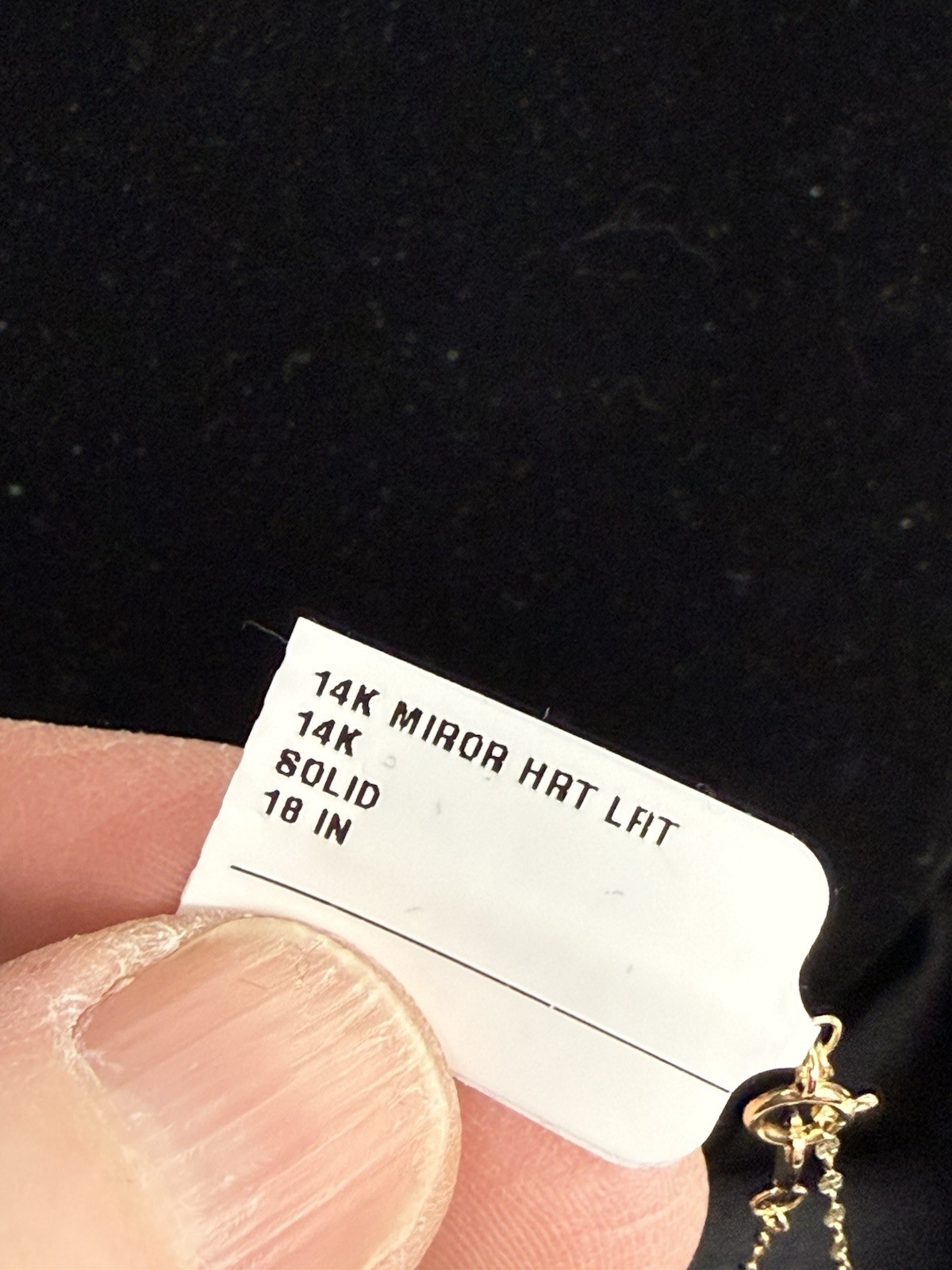 14K Yellow Gold 18 in Y Chain With Gold Heart On Ends Dainty and Gorgeous