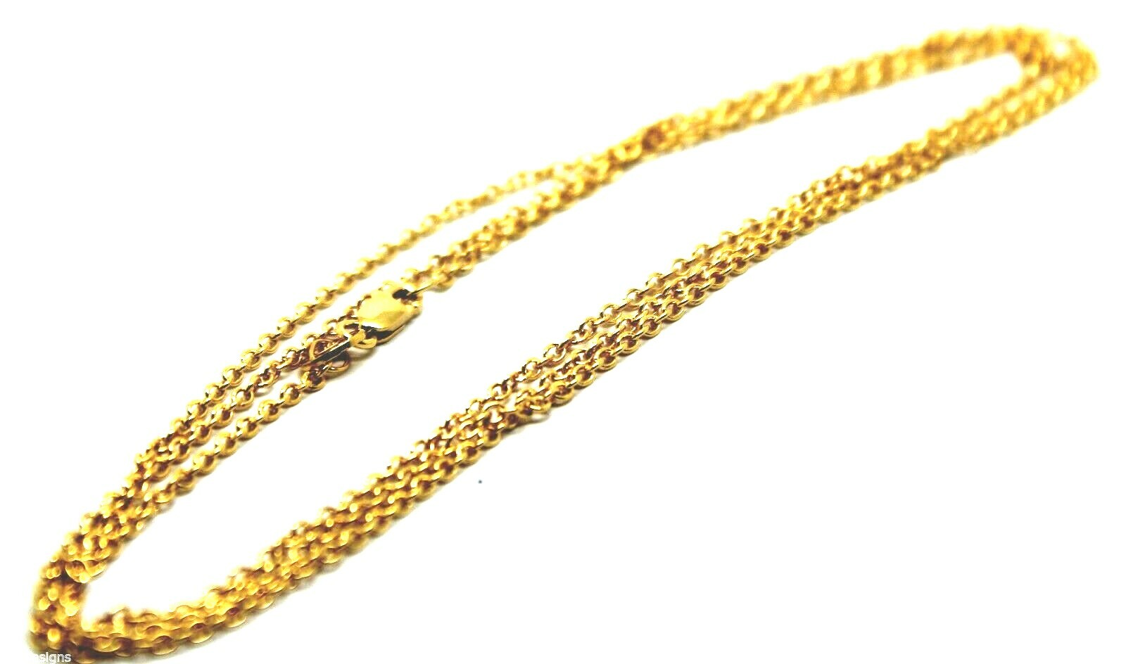 Genuine 9ct Yellow Gold Belcher Chain Necklace 70cm 3.82grams
